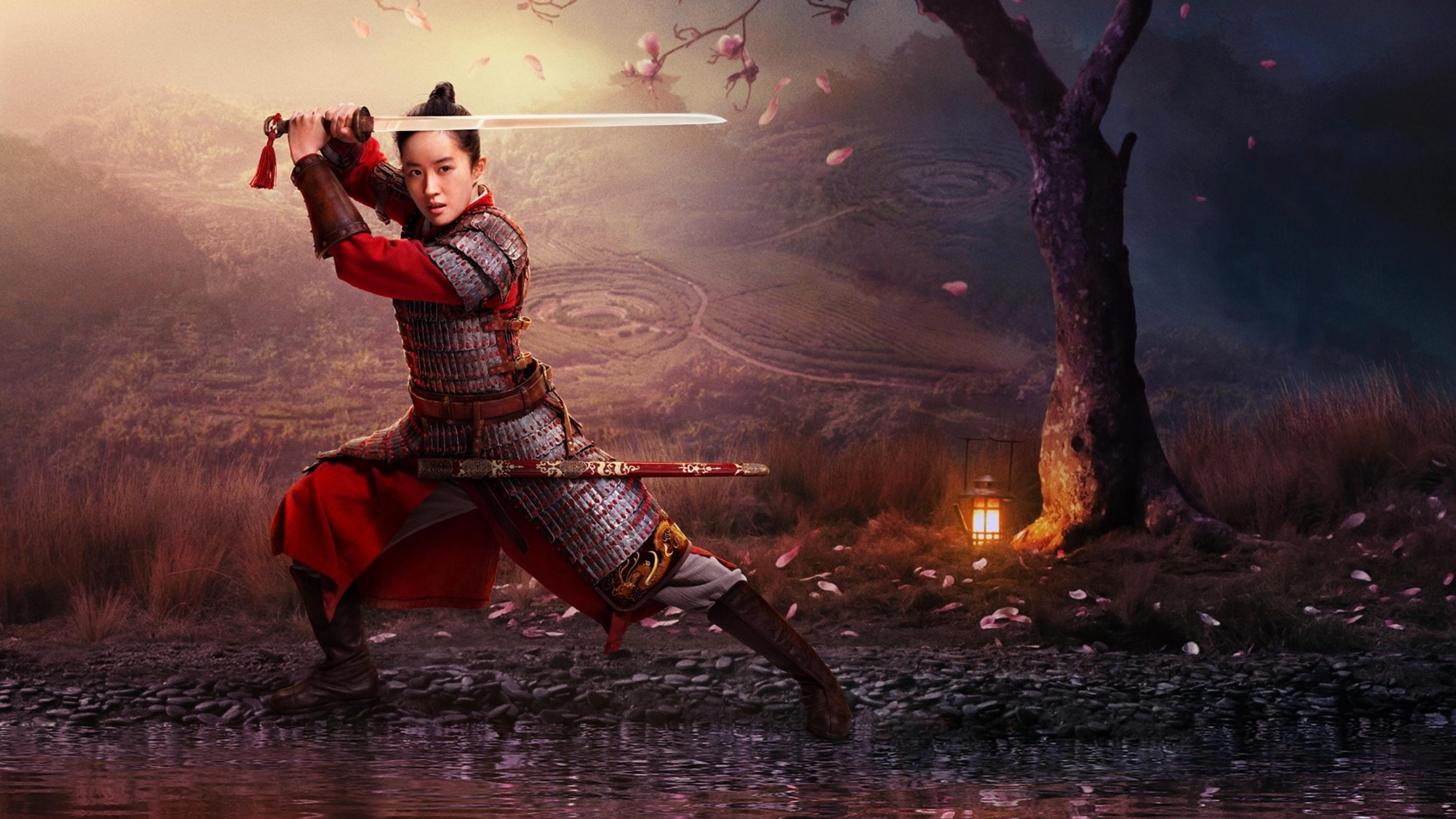 Mulan movie 2020, Stunning poster, Laptop wallpaper, Visual masterpiece, 3040x1710 HD Desktop