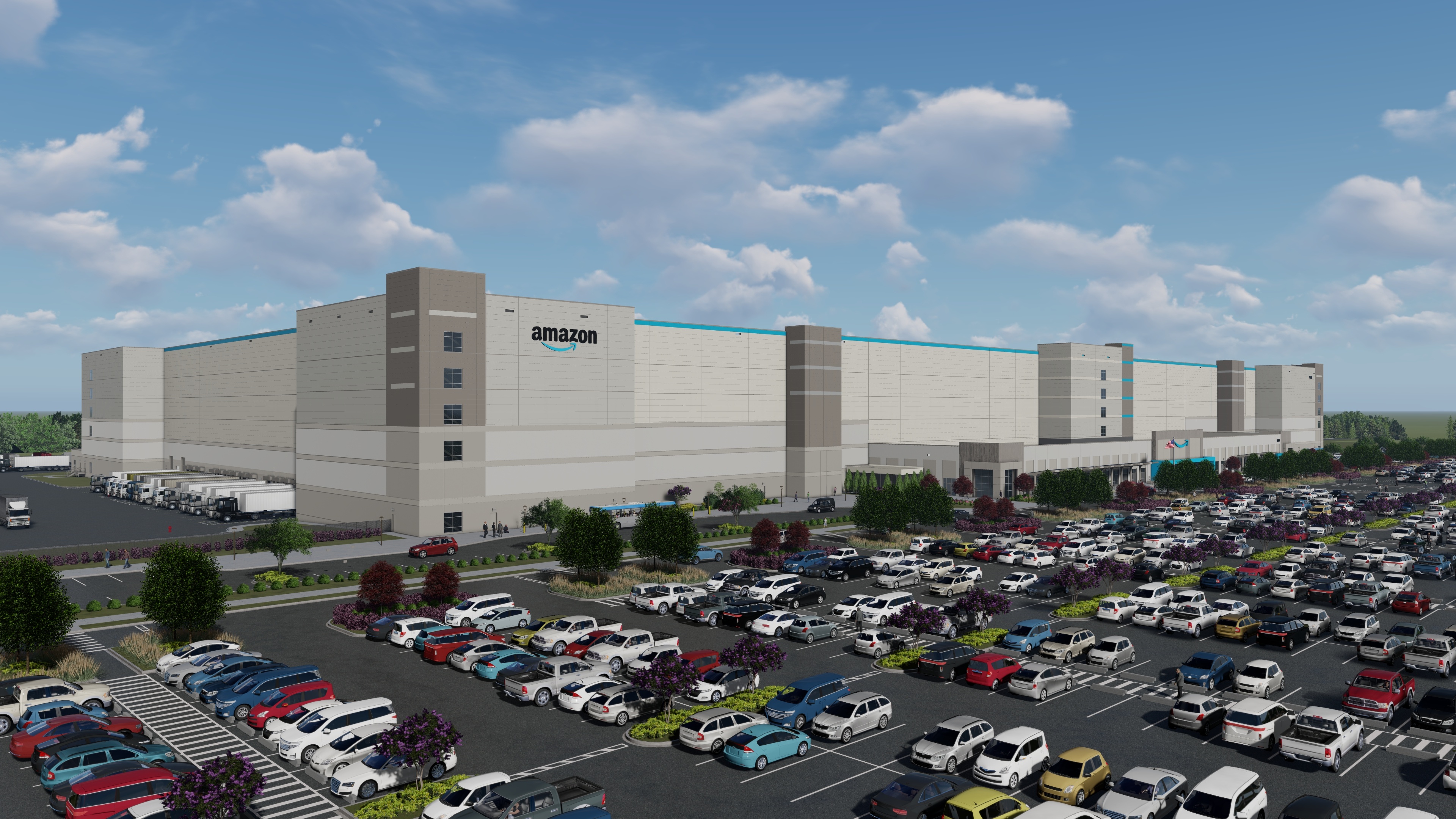 Fulfillment center, Amazon Wallpaper, 3840x2160 4K Desktop