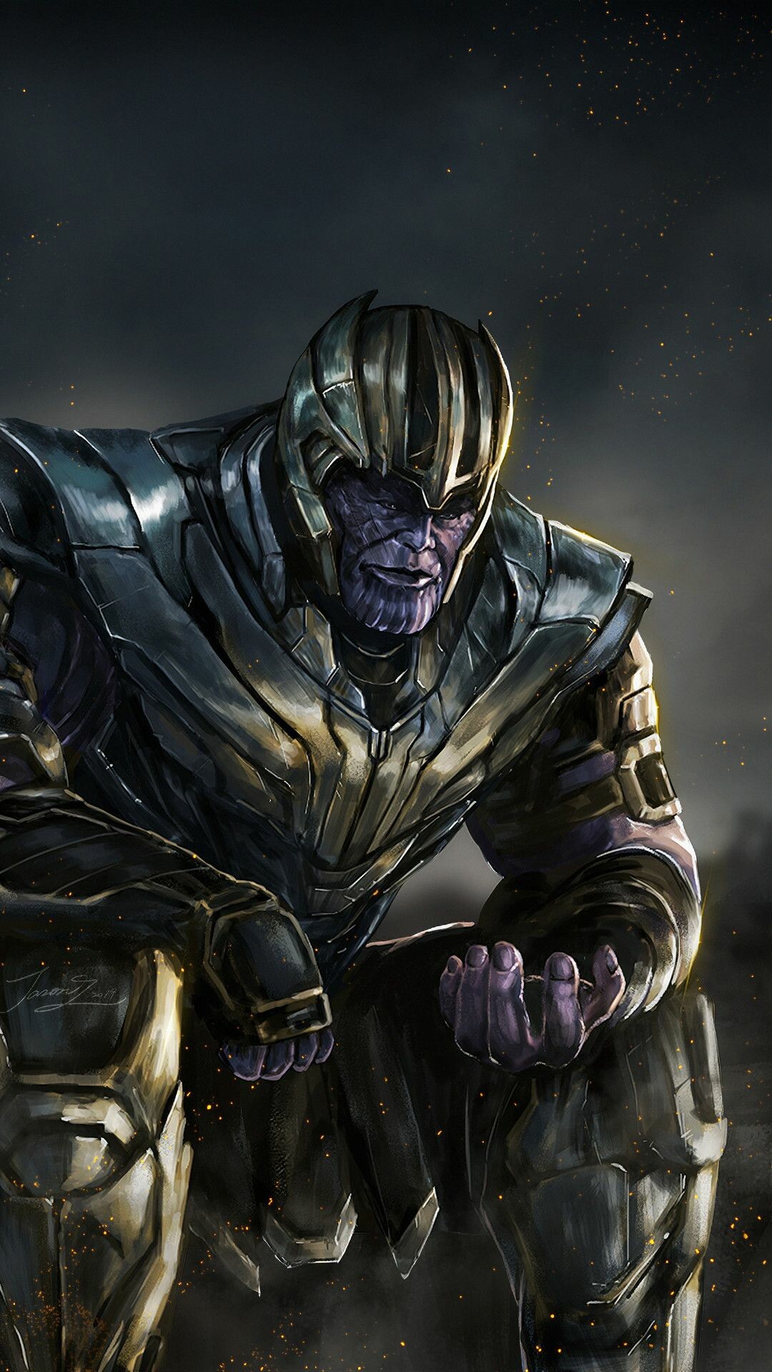 Marvel Villain, Thanos, Mobile, Wallpapers, 1080x1920 Full HD Phone