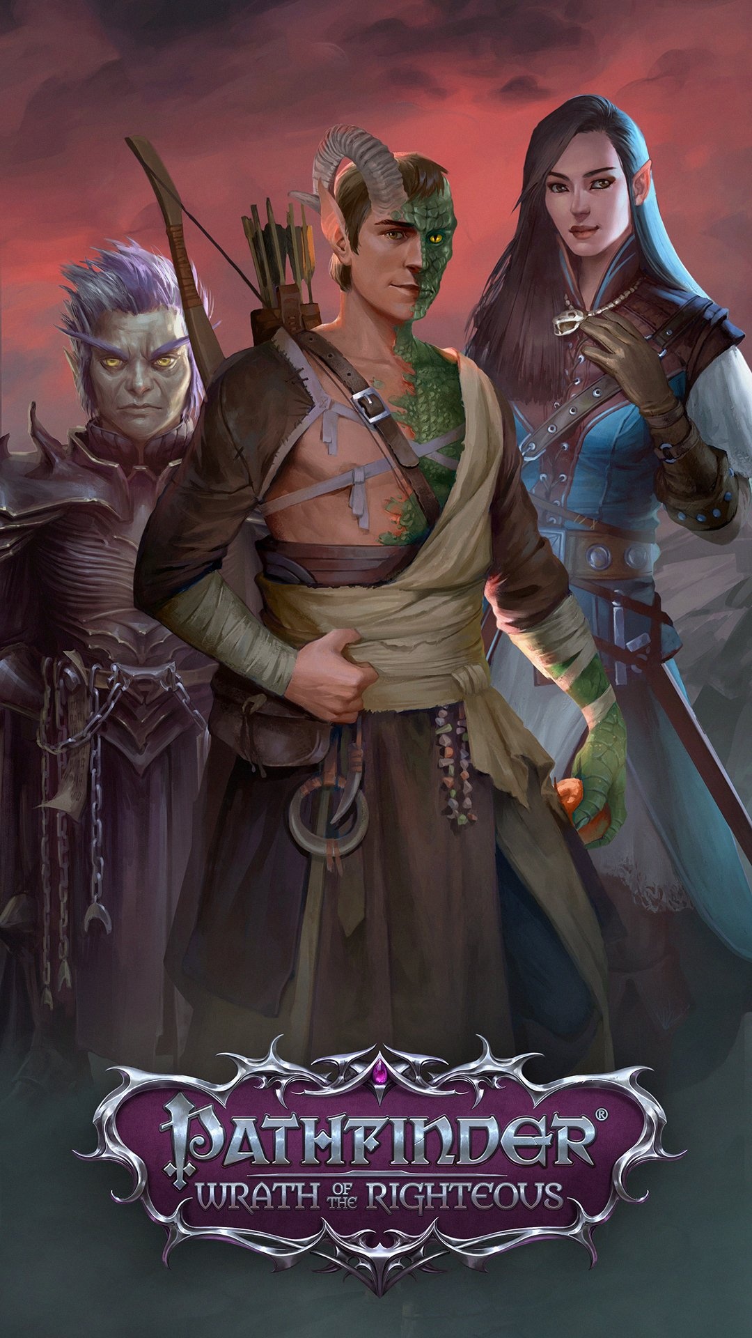 Pathfinder: Wrath of the Righteous, phone wallpaper, 1080x1920 Full HD Phone