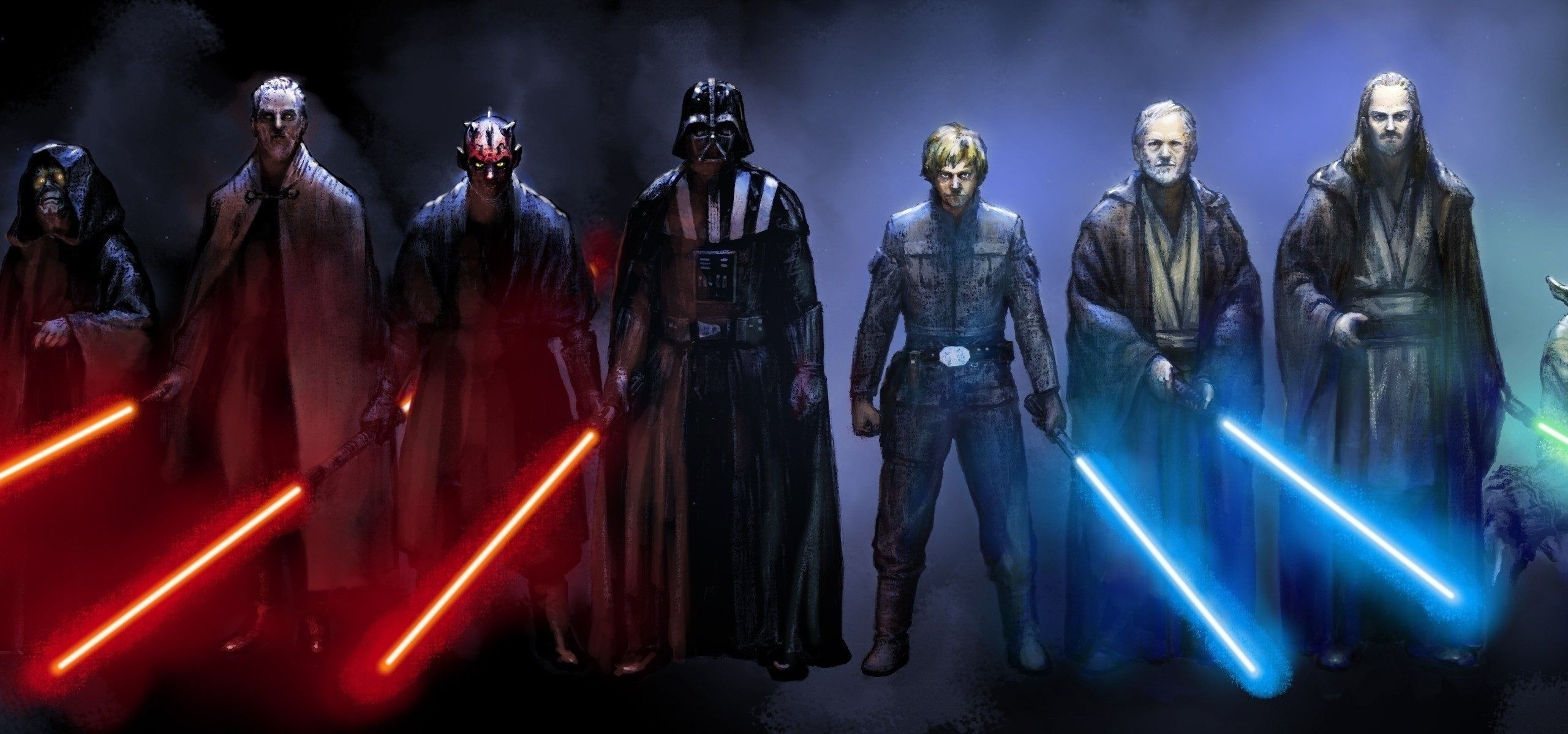 The Last Jedi, Star Wars wallpapers, 2560x1200 Dual Screen Desktop