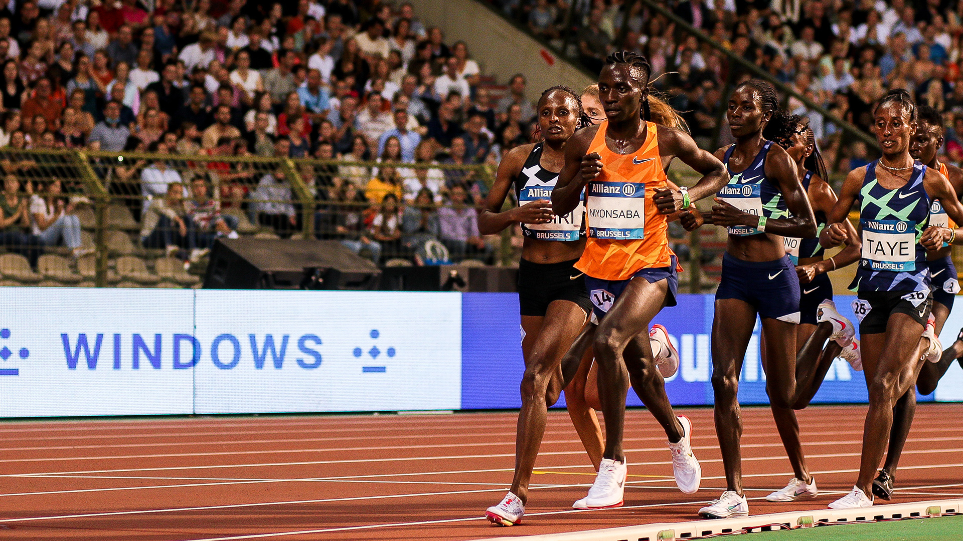 Francine Niyonsaba, World record breaker, Zagreb meet, American athletes, 1920x1080 Full HD Desktop