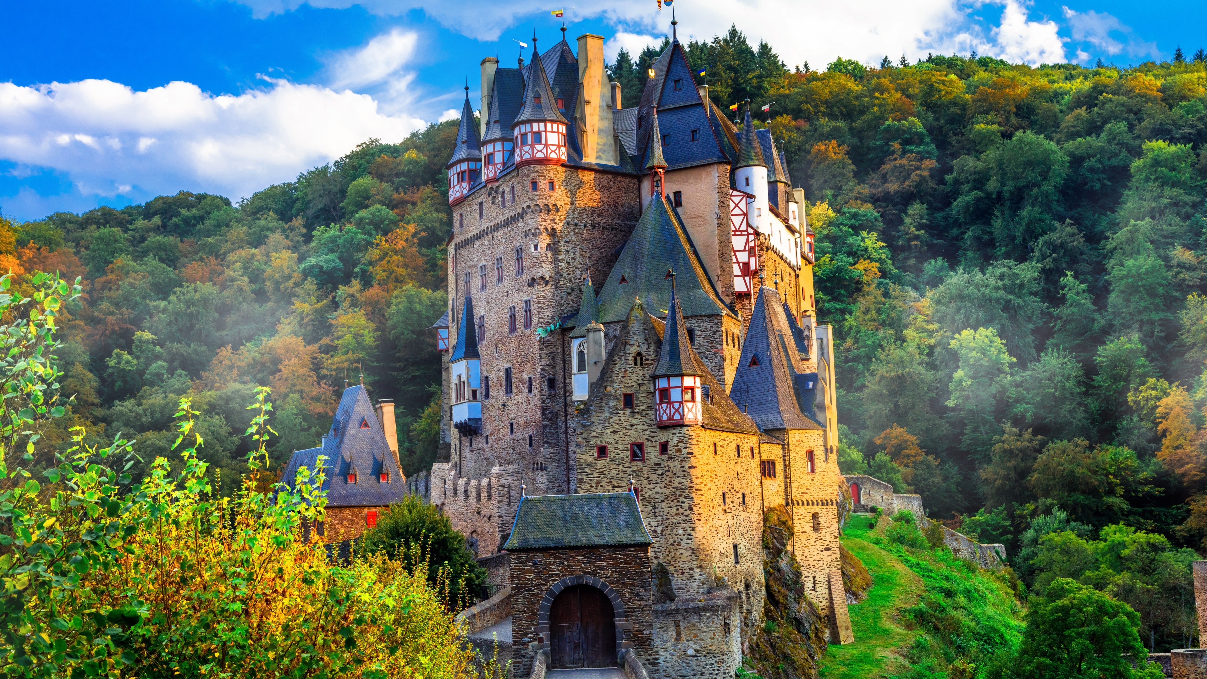 Eltz, Castles Wallpaper, 3840x2160 4K Desktop