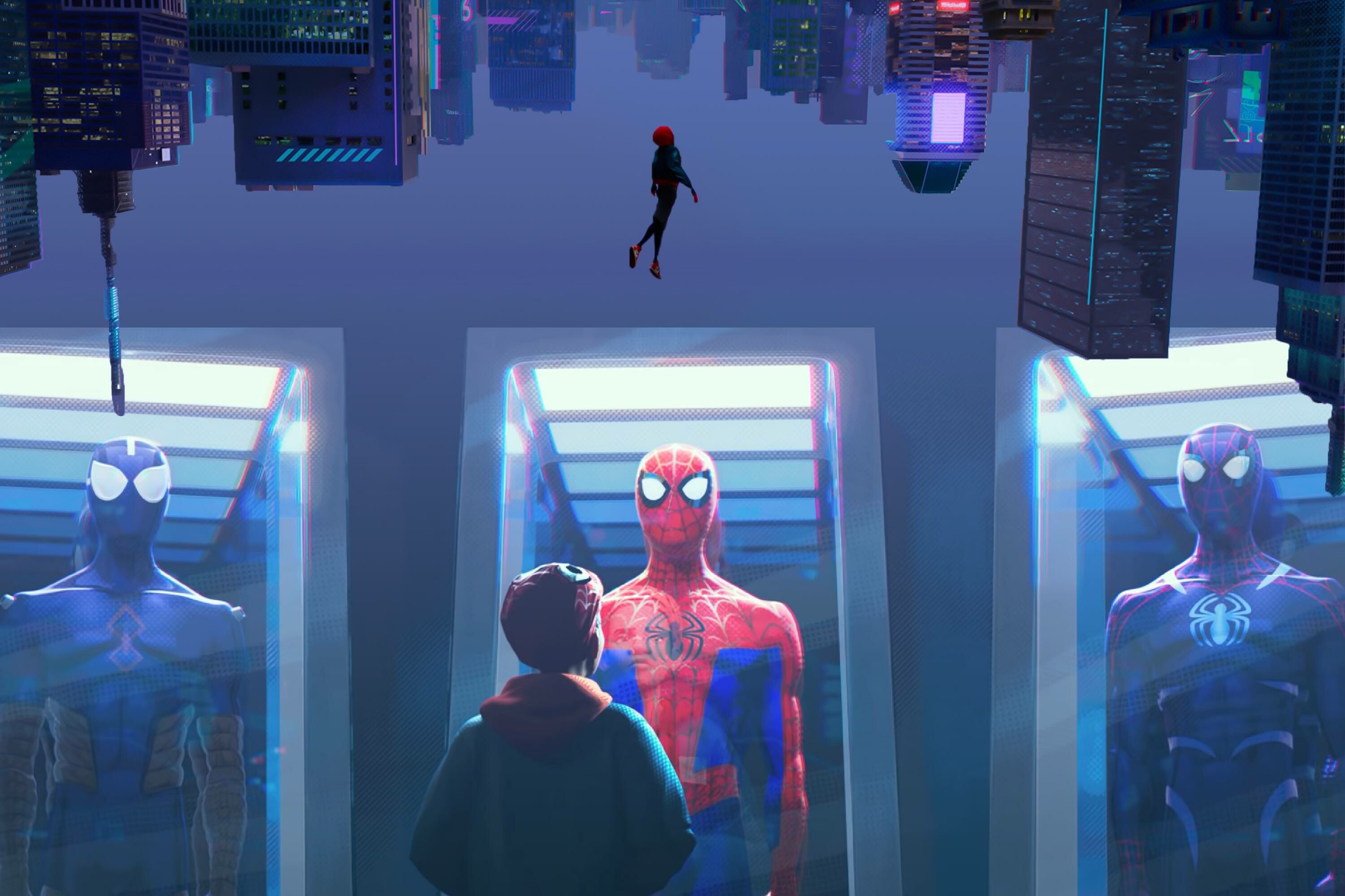 Spider-Man: Into the Spider-Verse, Animated superhero adventure, Creative wallpaper edit, Unique design, 3000x2000 HD Desktop