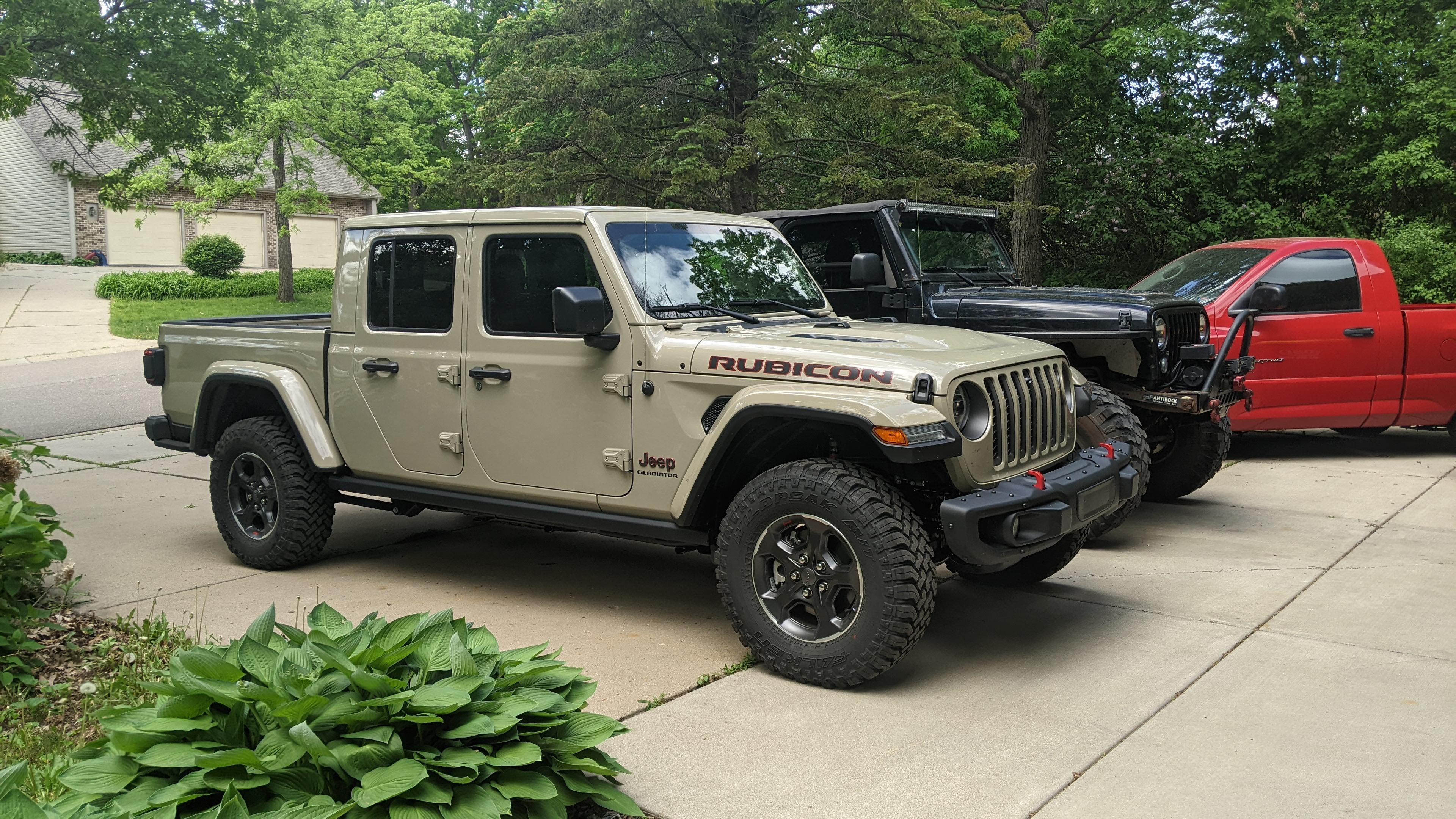 Jeep Gladiator, 68 Jeep J3000, Dualie, Rweirdwheels, 3840x2160 4K Desktop