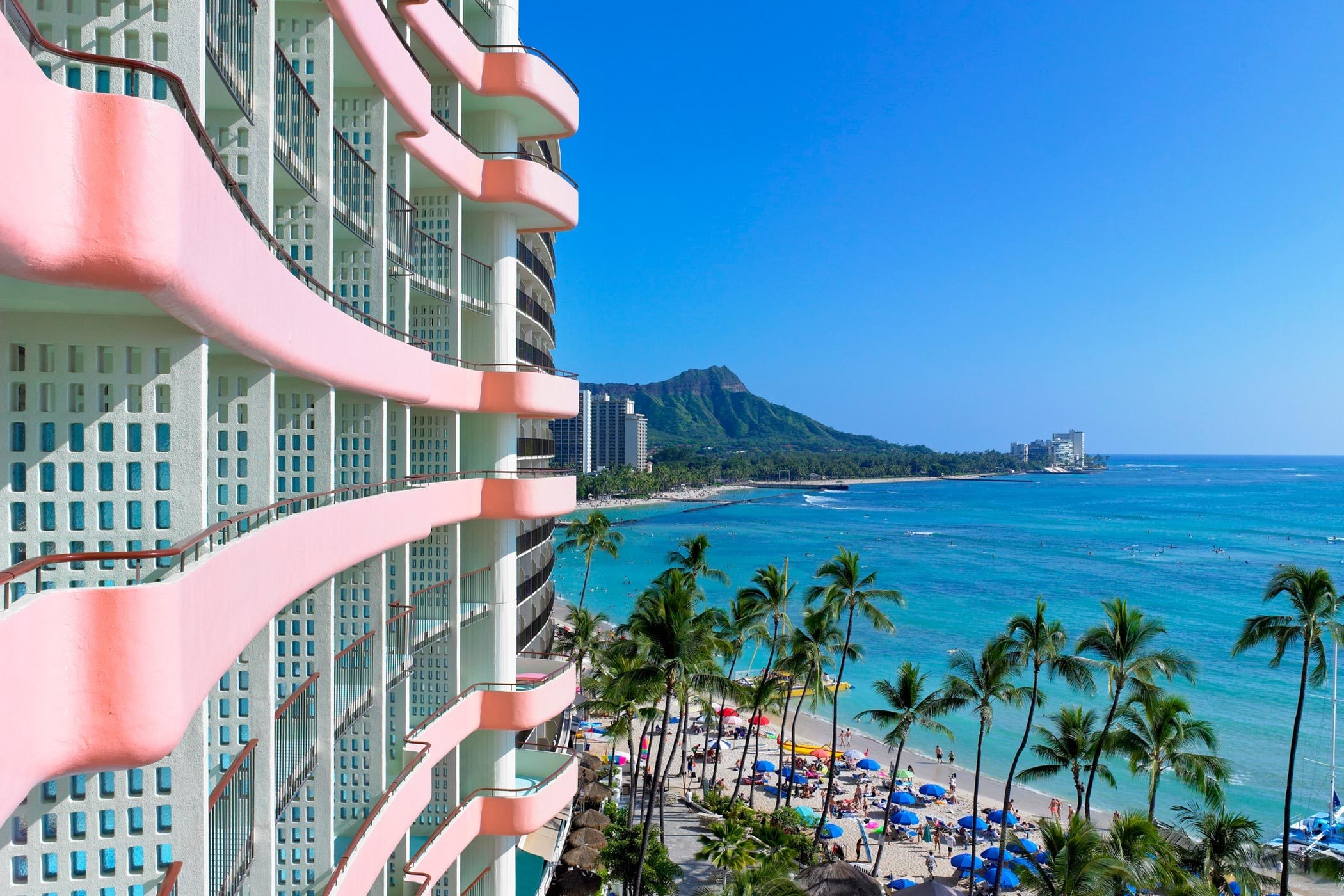 Waikiki, Hawaiian Ocean Wallpaper, 2100x1400 HD Desktop