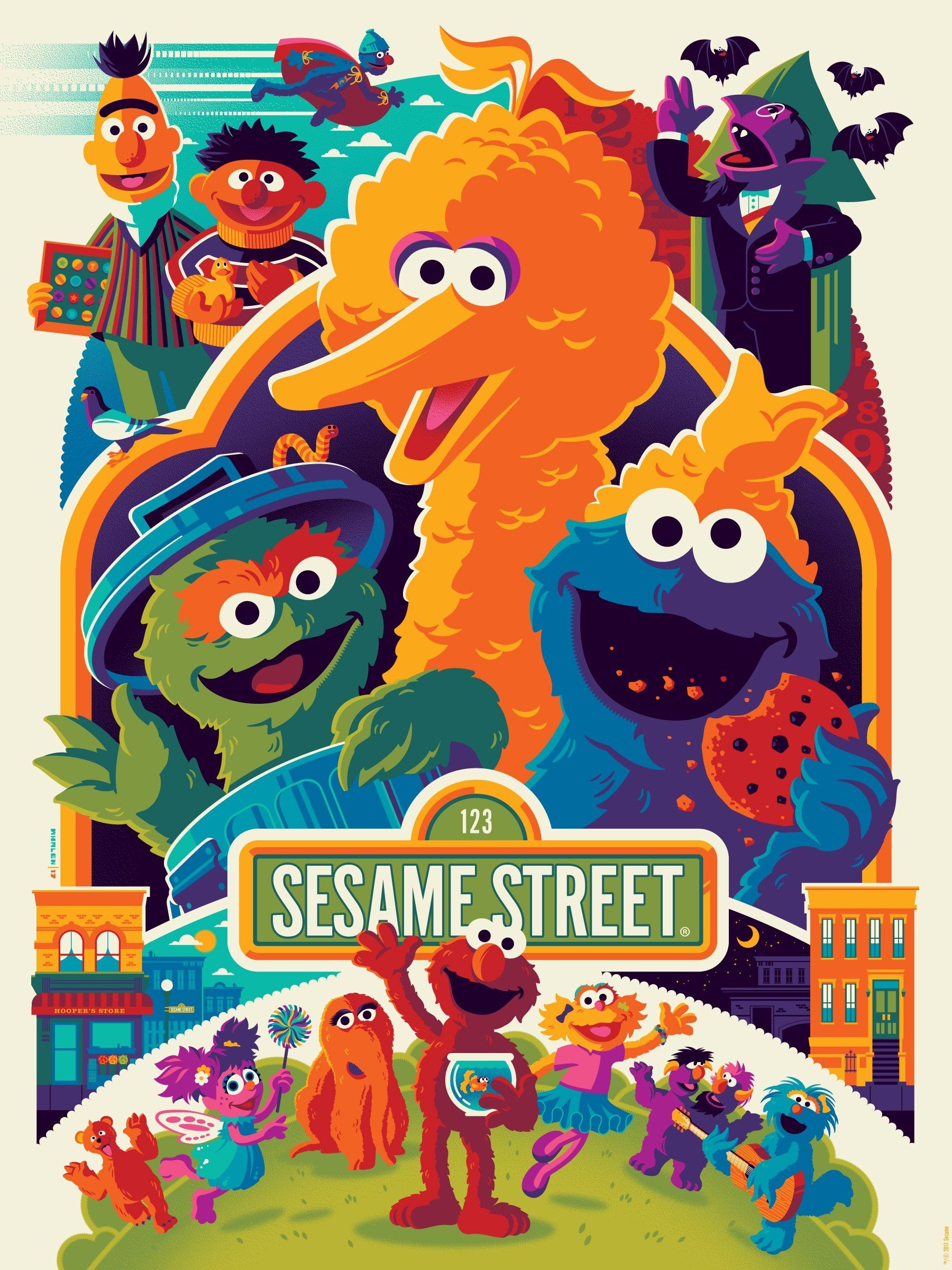 Sesame Street Animation, Beloved educational series, Memorable characters, Iconic entertainment, 1800x2400 HD Phone