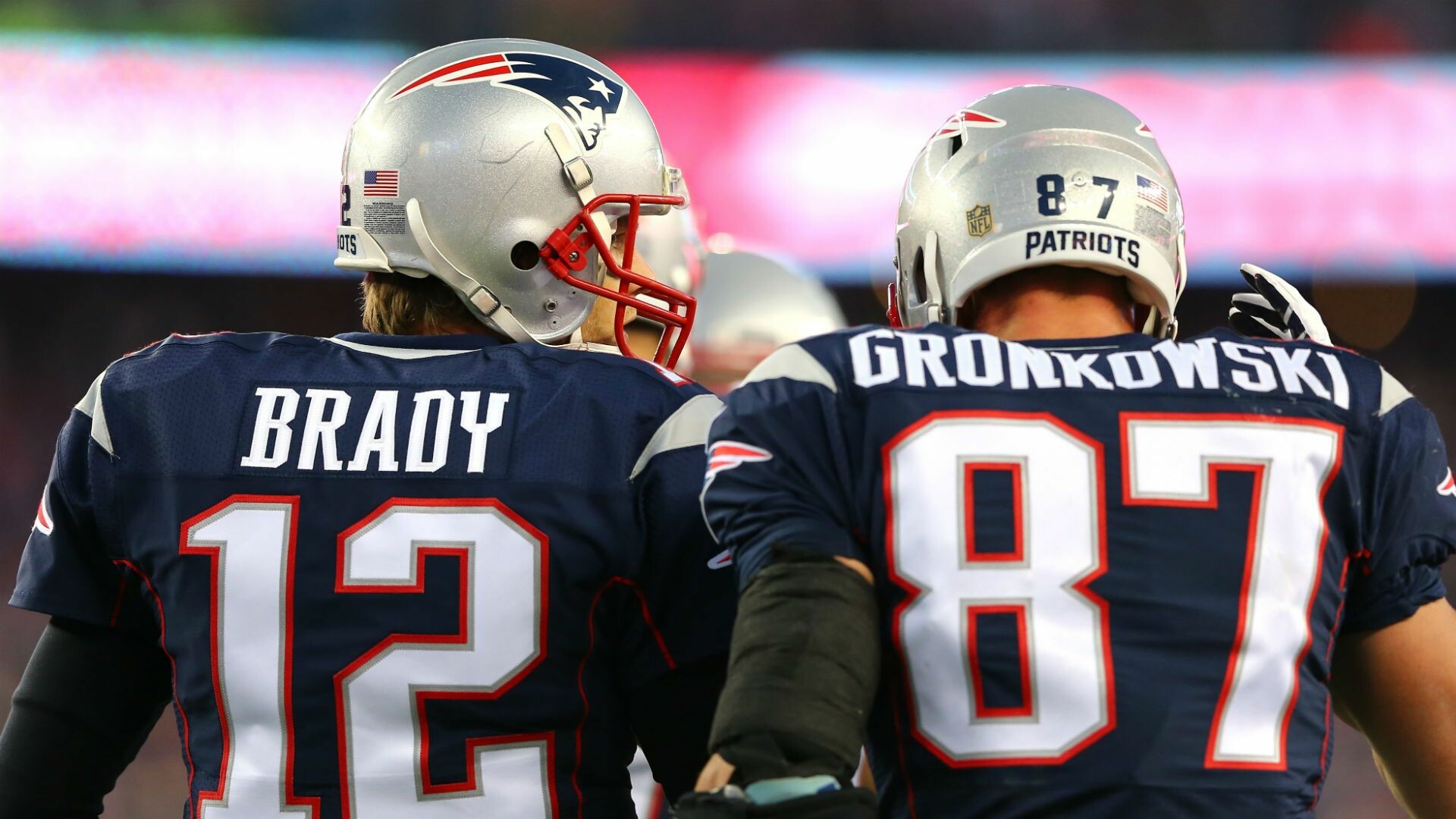 Rob Gronkowski, Tom Brady Wallpaper, 1920x1080 Full HD Desktop