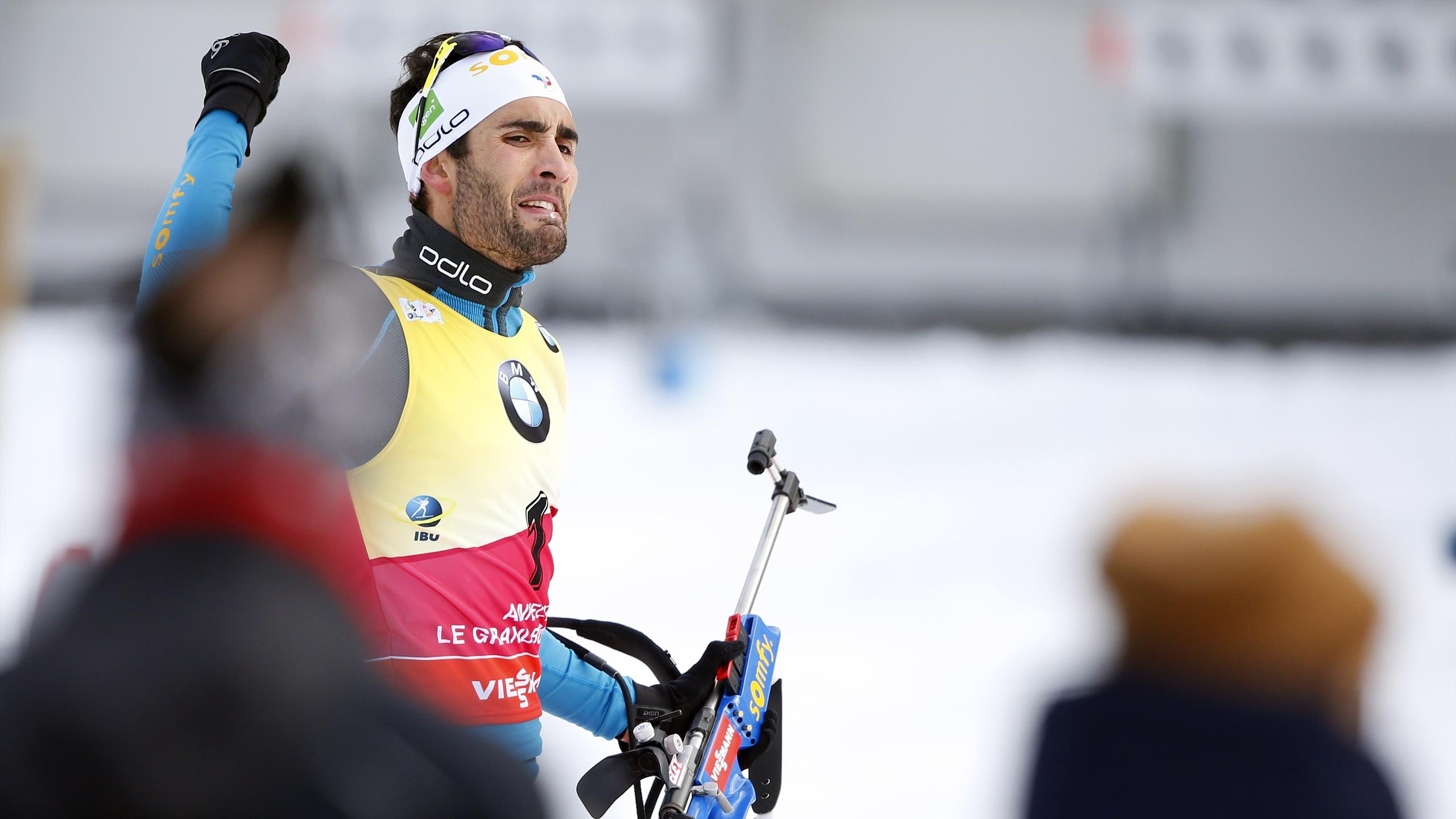 Martin Fourcade, Unstoppable, Unbeatable, Champion, 2560x1440 HD Desktop