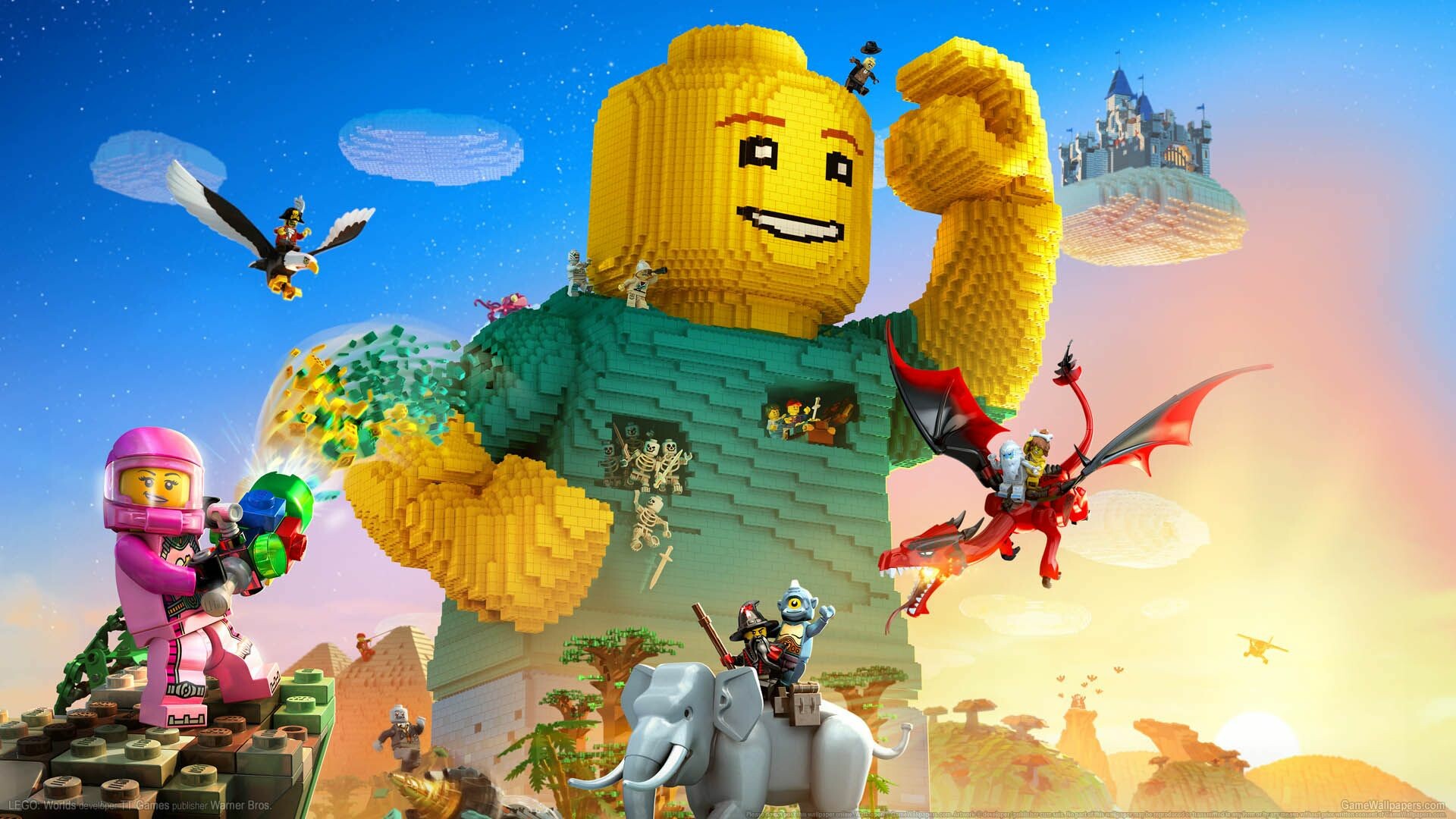 Lego Worlds, Lego Wallpaper, 1920x1080 Full HD Desktop