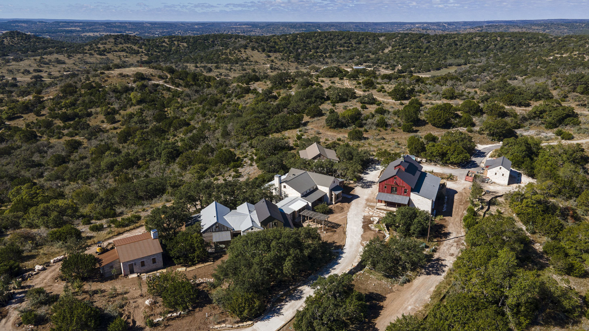 Texas Hill Country, Residence, White construction, 1920x1080 Full HD Desktop
