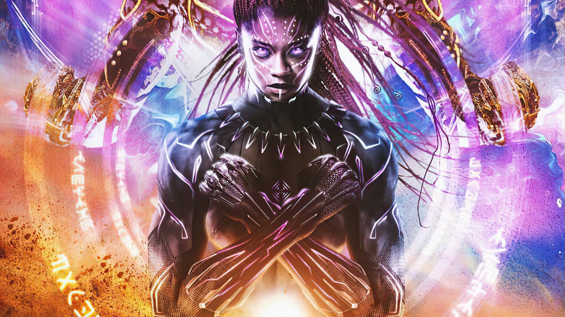 Black Panther, Wakanda Forever, Marvel heroes, Movie tribute, 1920x1080 Full HD Desktop