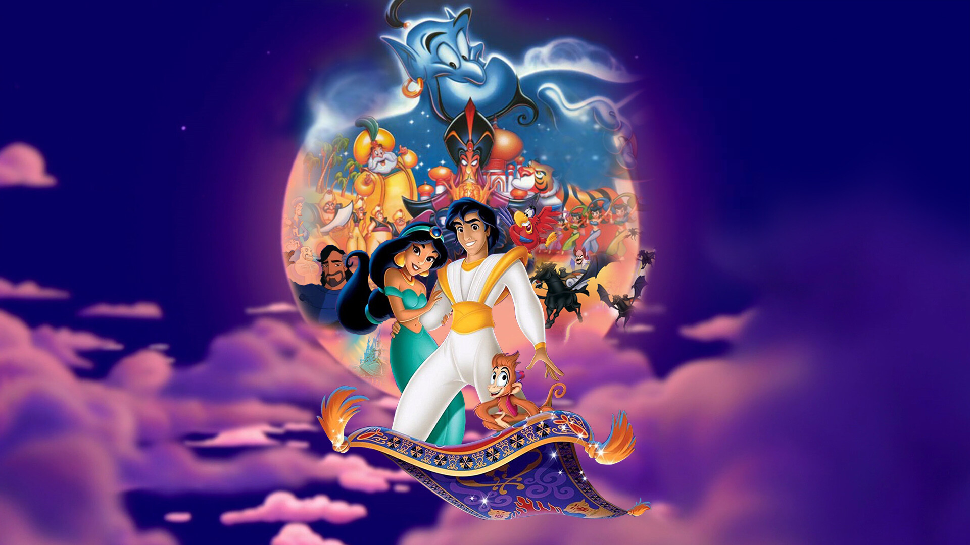 Aladdin collection, Movie fanart, Fan art TV, Disney movies, 1920x1080 Full HD Desktop