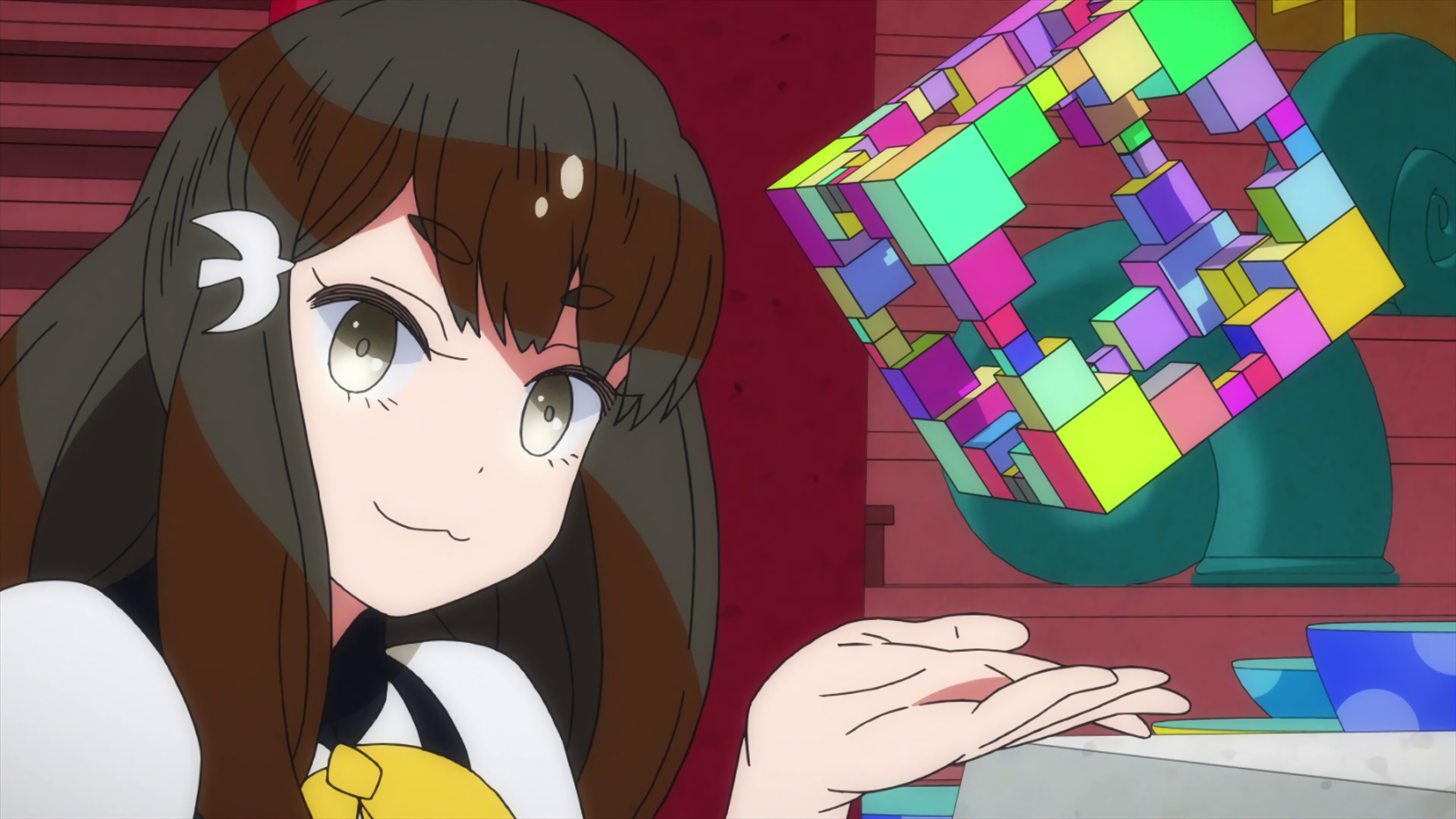 Gatchaman Crowds, Anime series, Captivating image, Intriguing visuals, 3840x2160 4K Desktop