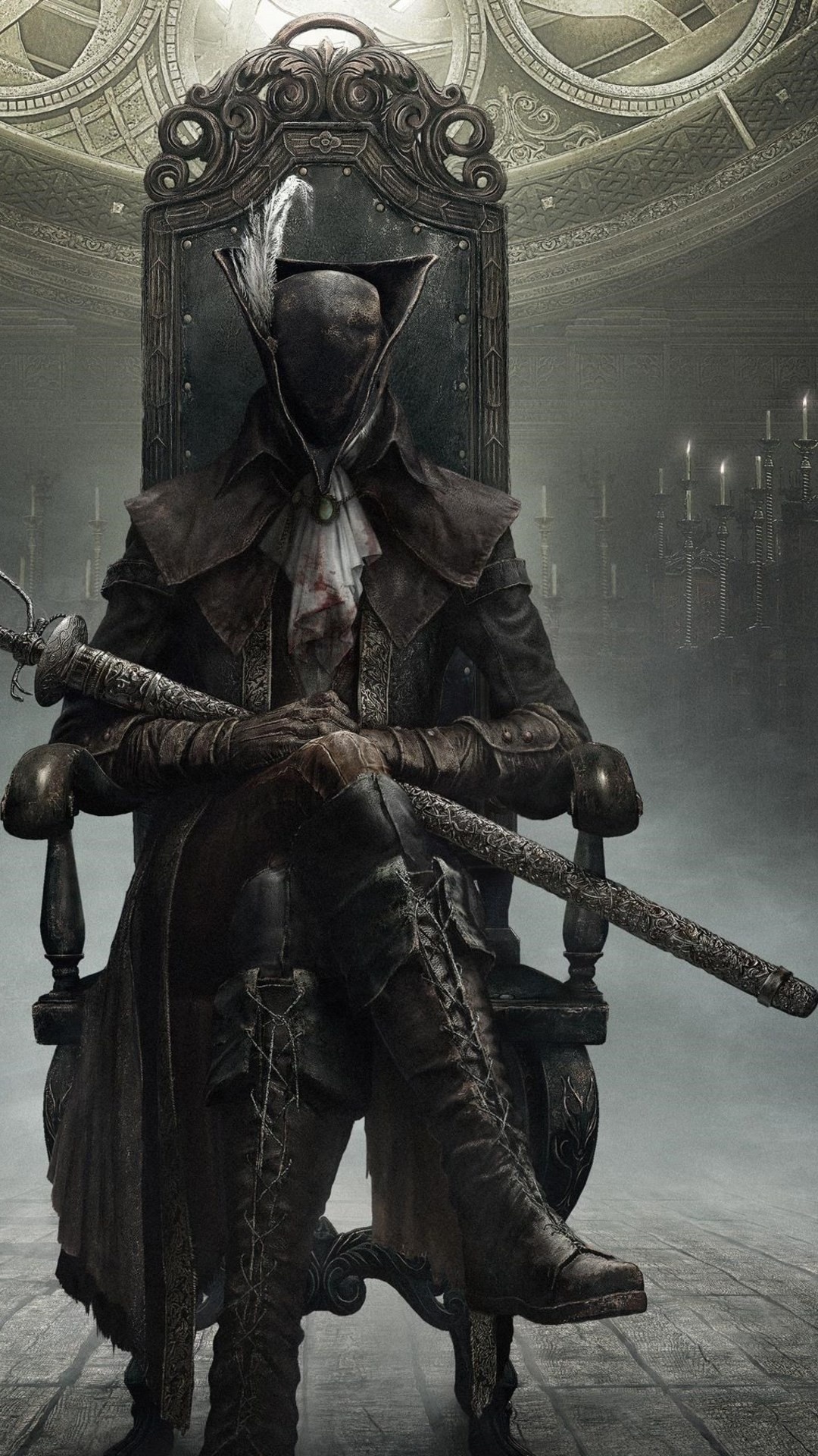 Lady Maria of the Astral Clocktower, Rakuyo trick weapon, Astral Clocktower, Full HD Phone wallpaper