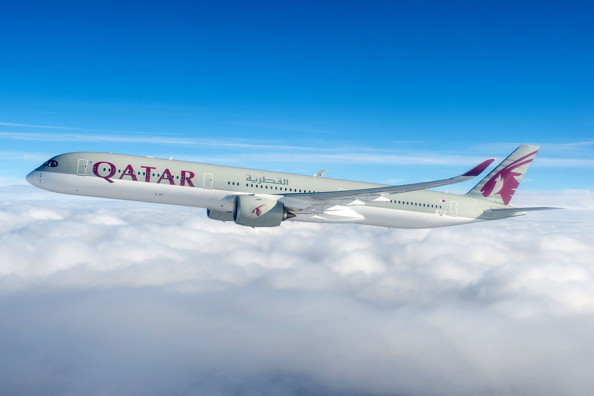 Airbus A350, Ajaccio tour, Qatar Airways, Airbus A350-1000 journeys, 1920x1280 HD Desktop