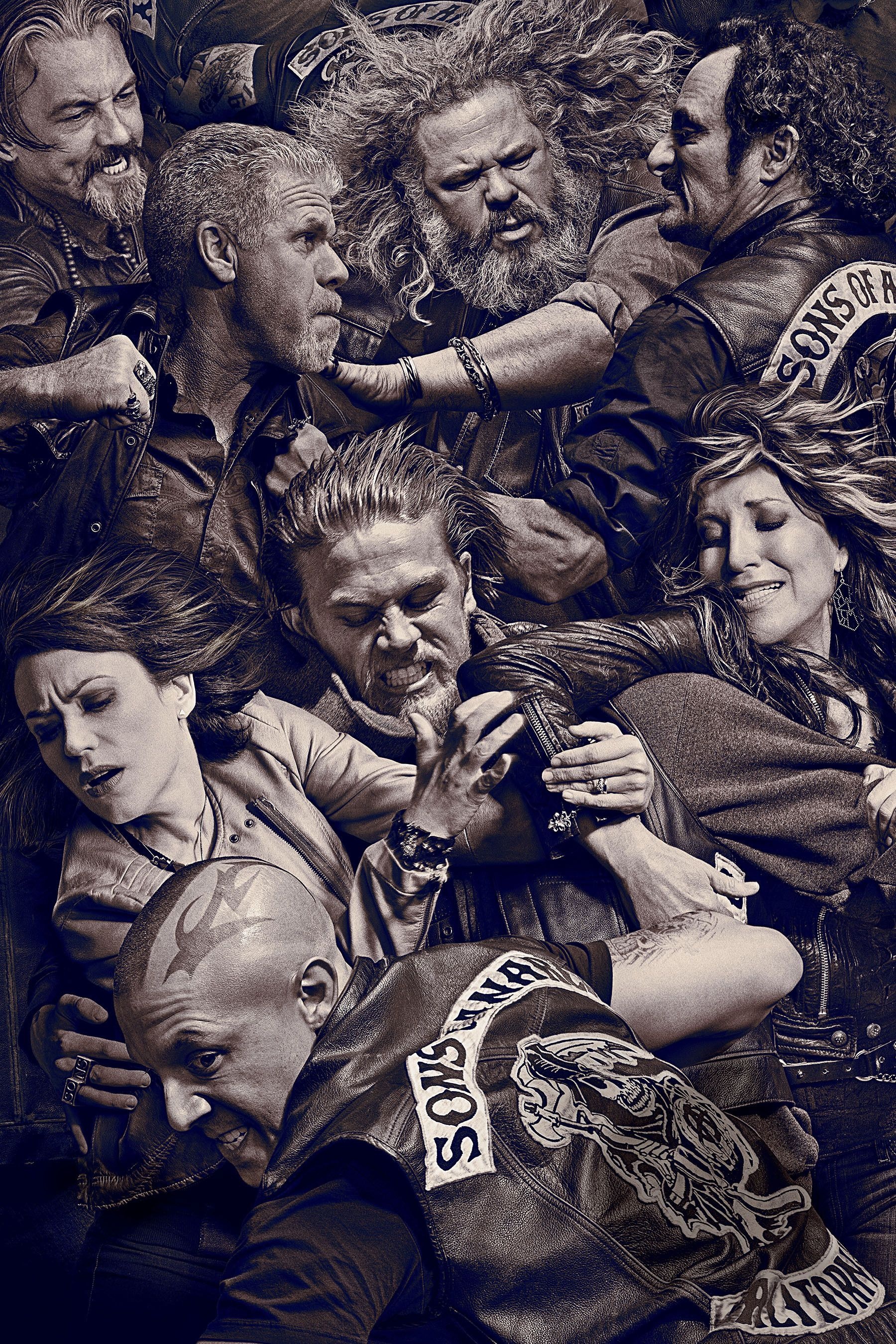 Jax Teller, Clay Morrow, Gemma Teller Morrow, SAMCRO biker cut, Sons of Anarchy, HD Phone wallpaper