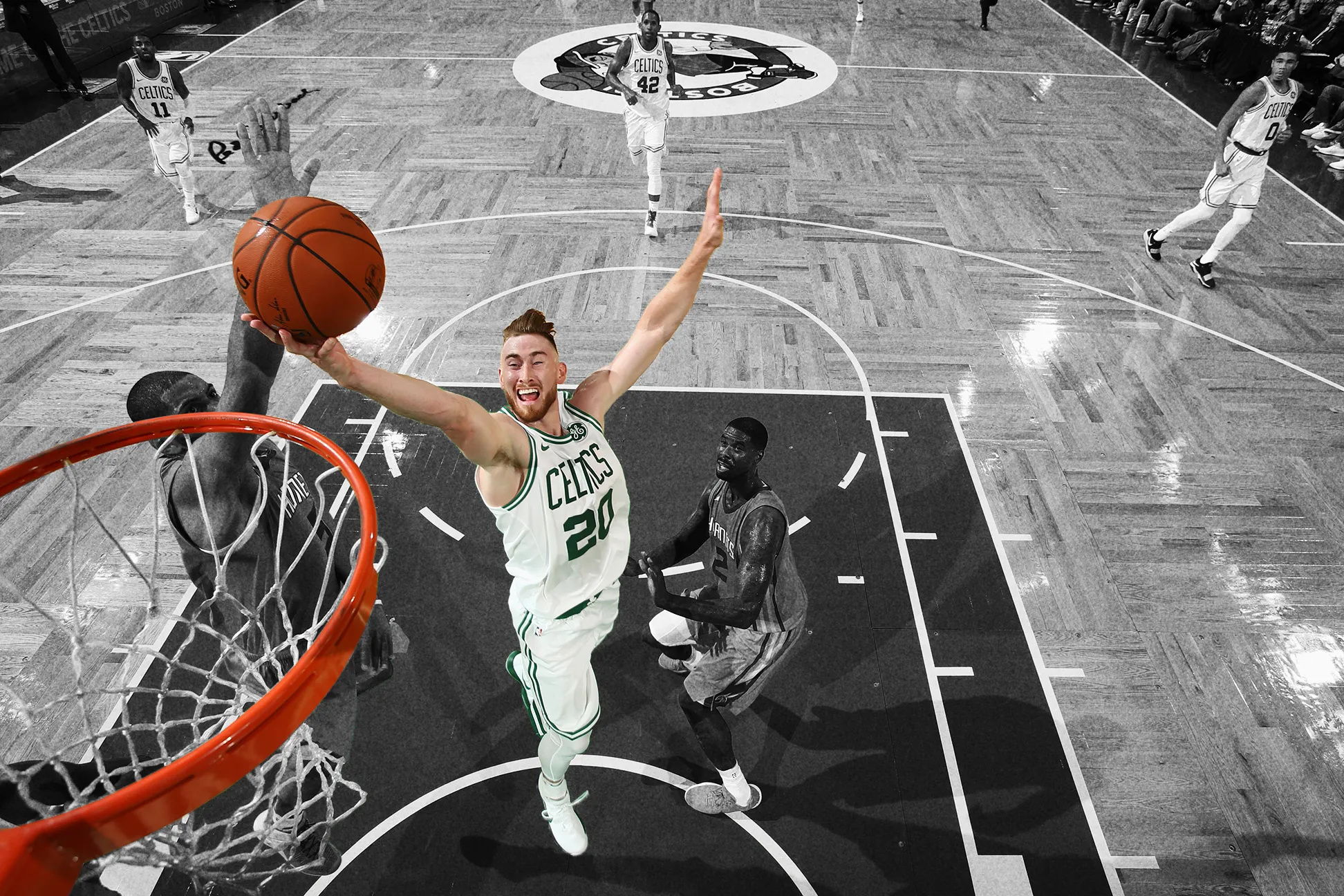 Gordon Hayward, Real-life diet, Celtics forward, GQ feature, 1950x1300 HD Desktop