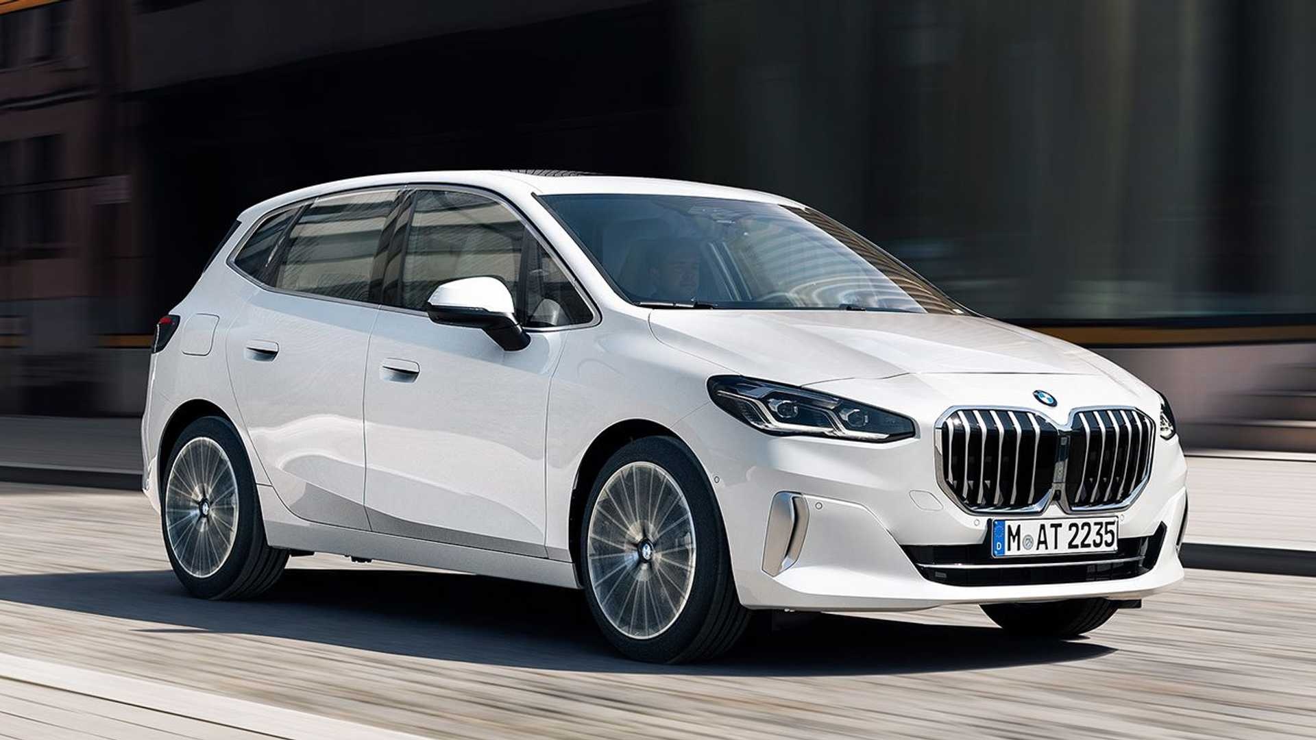 BMW 2 Series, Active Tourer, 2022 Reveal, Large Grille, Interior Upgrade, 1920x1080 Full HD Desktop