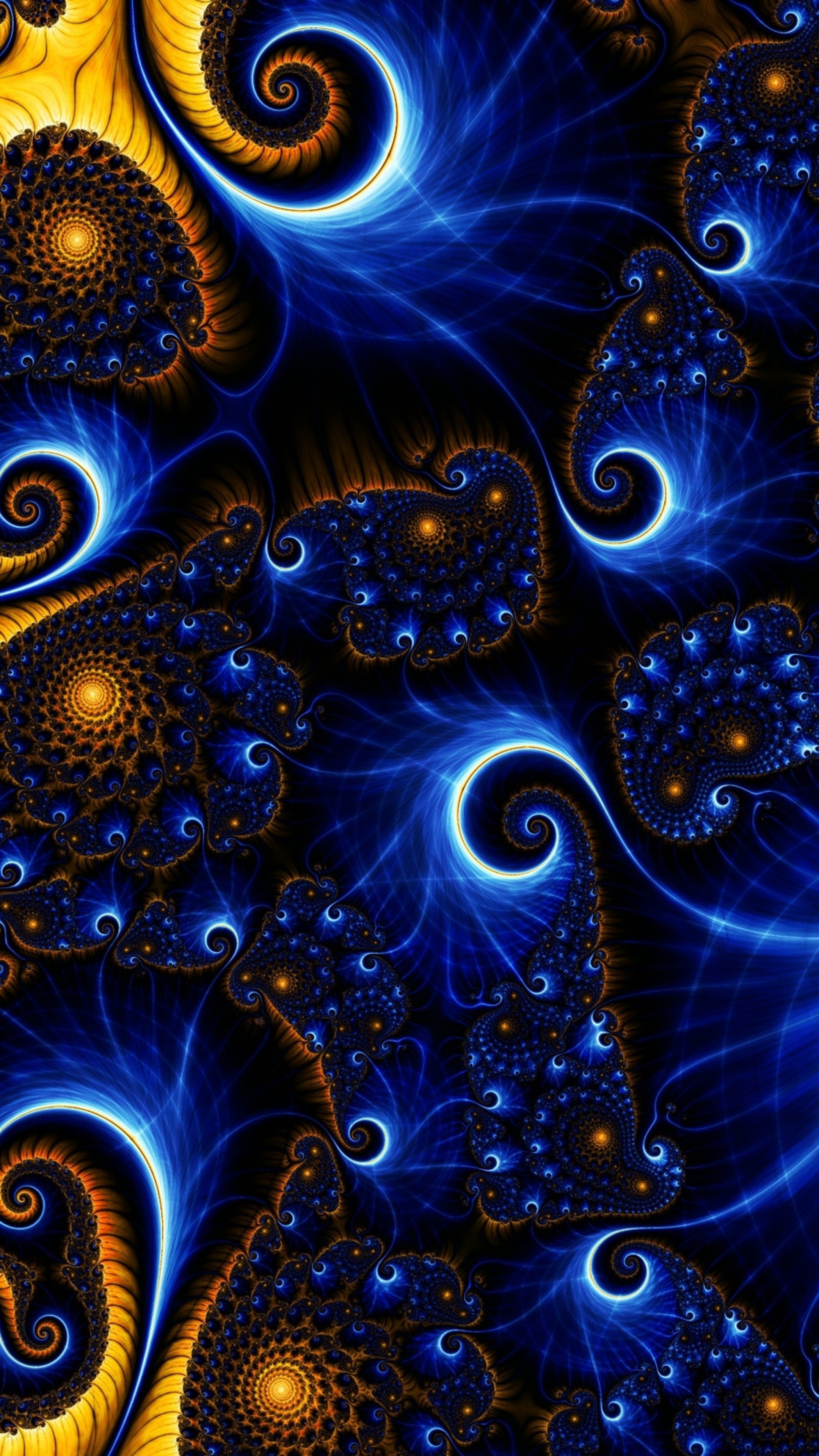 Phone dopamine hit, Fractal art bliss, 2160x3840 4K Phone