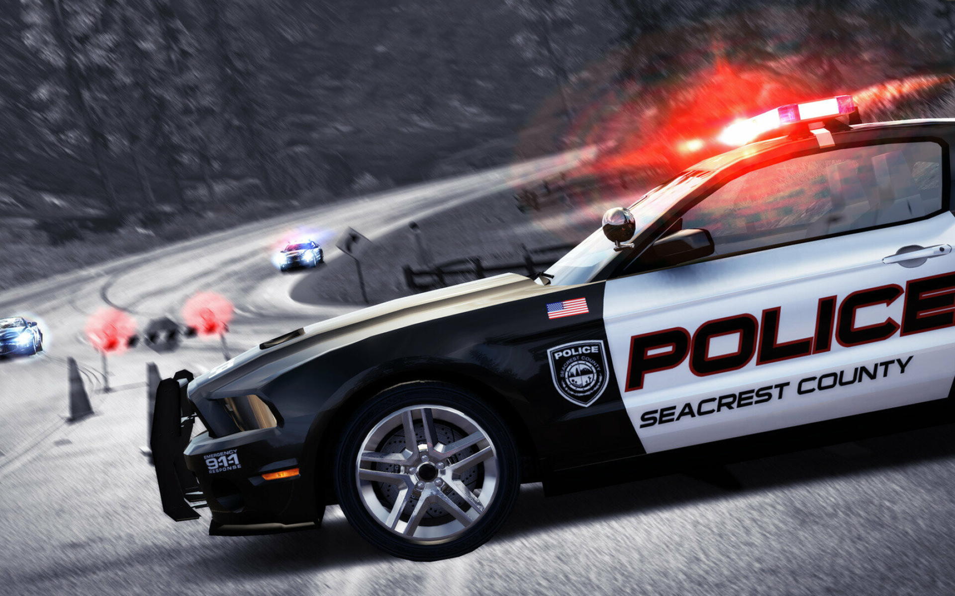 Need for Speed Hot Pursuit, Remastered edition, Gaming thrill, High-speed chases, 1920x1200 HD Desktop