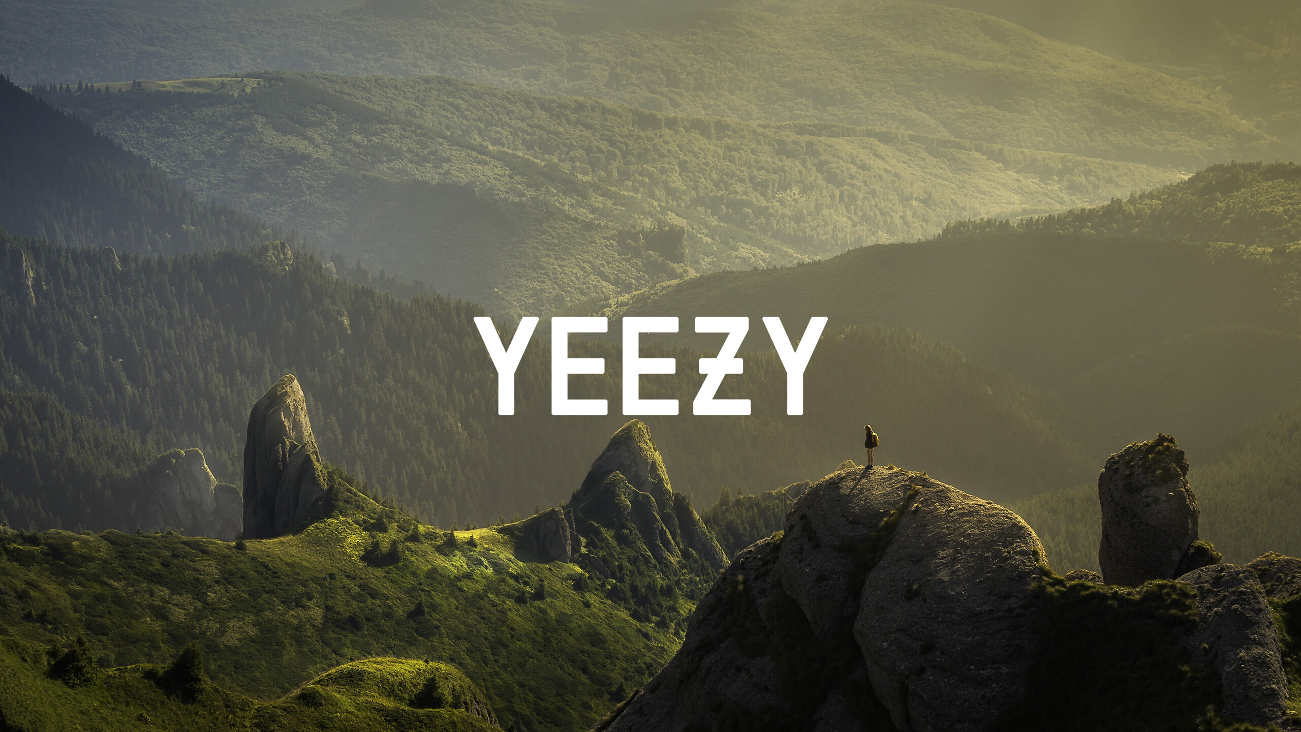 Yeezy, Mountainscape wallpaper, Nature-inspired aesthetic, Serene visuals, 2560x1440 HD Desktop