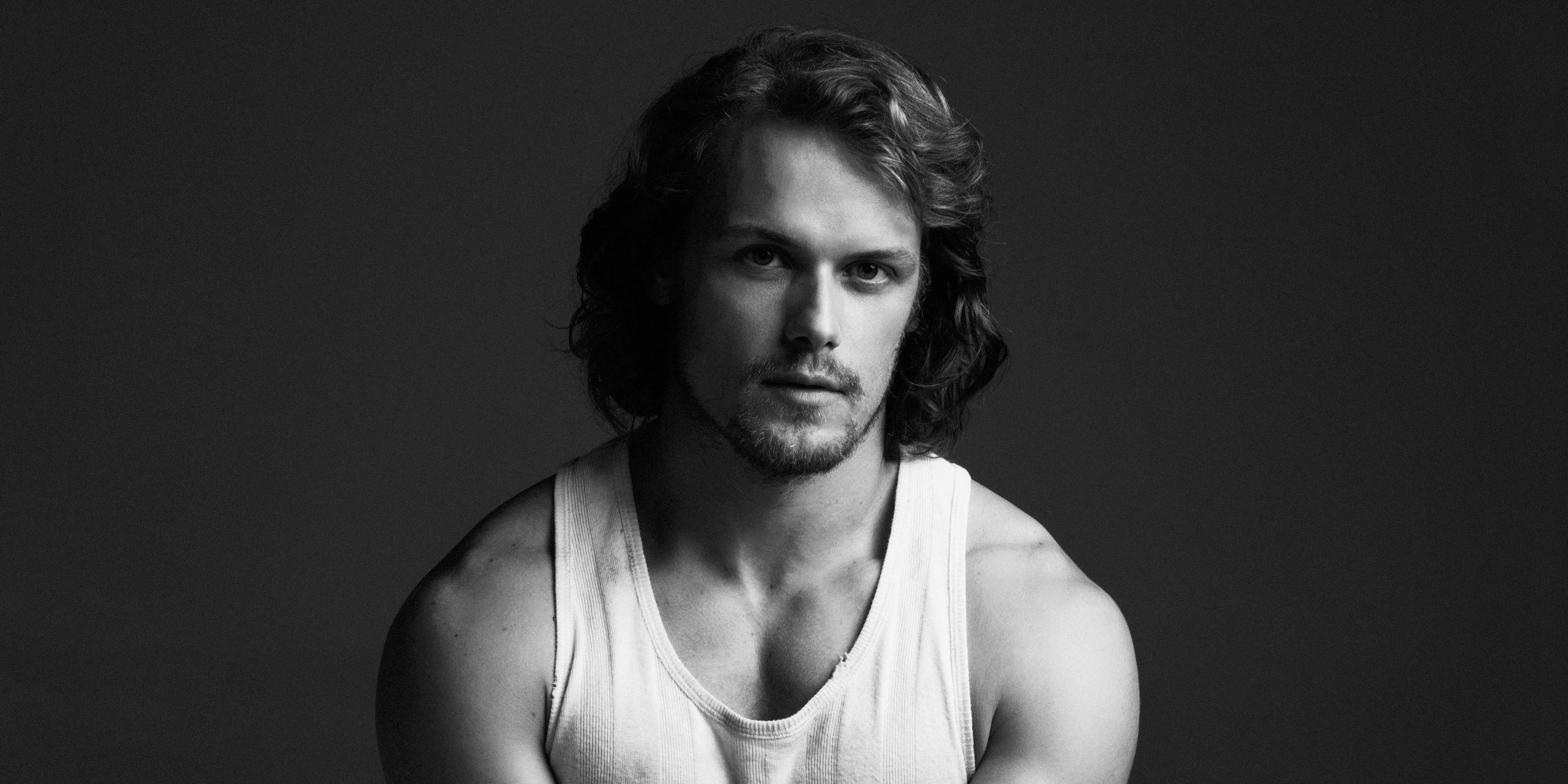 Sam Heughan, Wallpaper images, Actor's photos, Captivating backgrounds, 3000x1500 Dual Screen Desktop