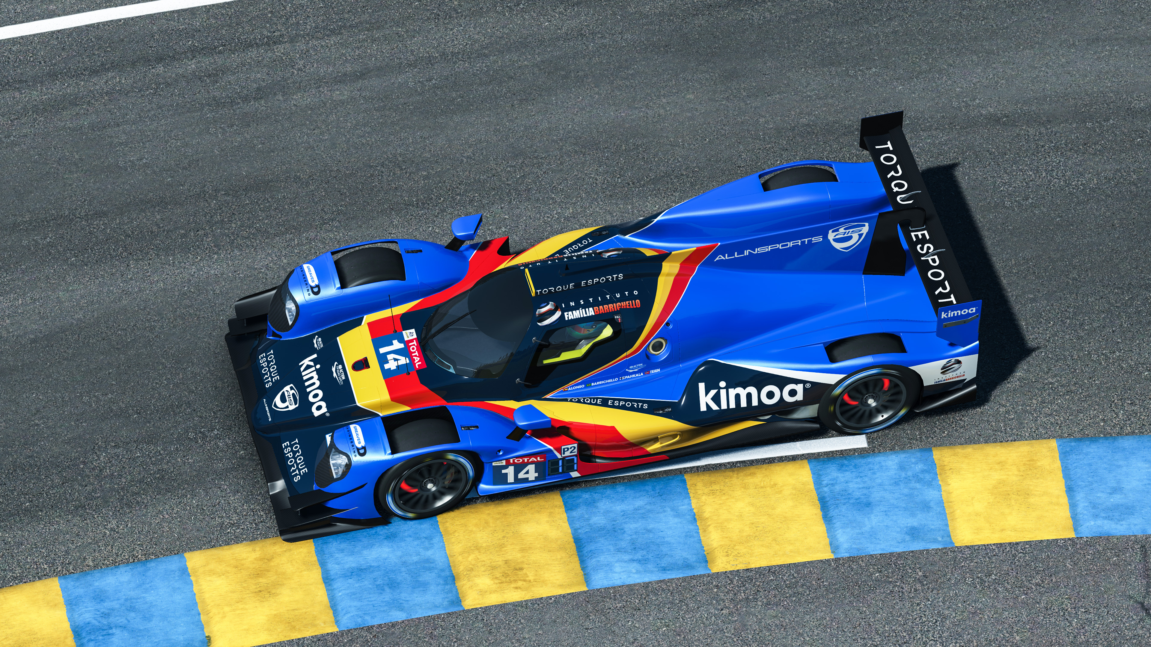 RFactor 2, Alonso, Verstappen, Virtual Le Mans, 3840x2160 4K Desktop