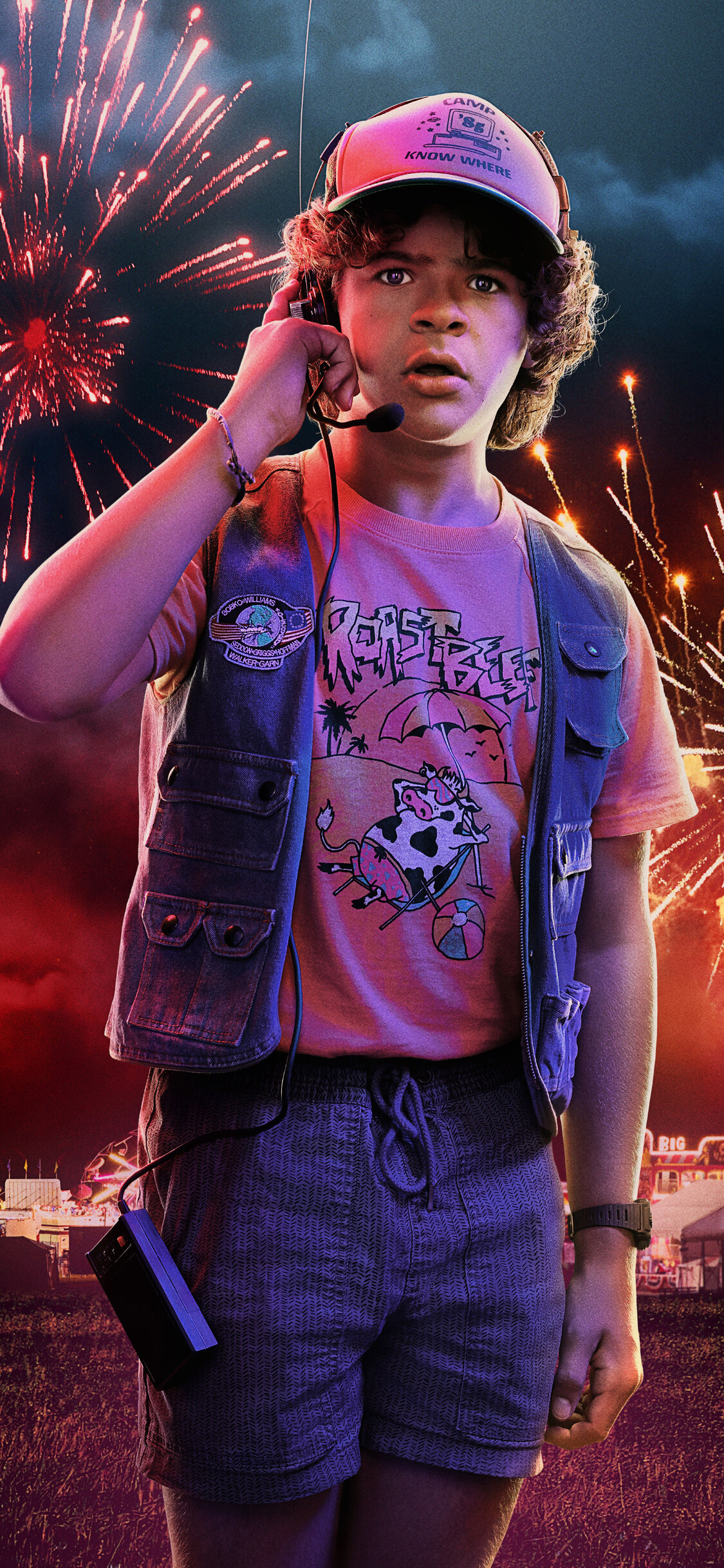 Dustin Henderson, Stranger Things Wallpaper, 1130x2440 HD Phone