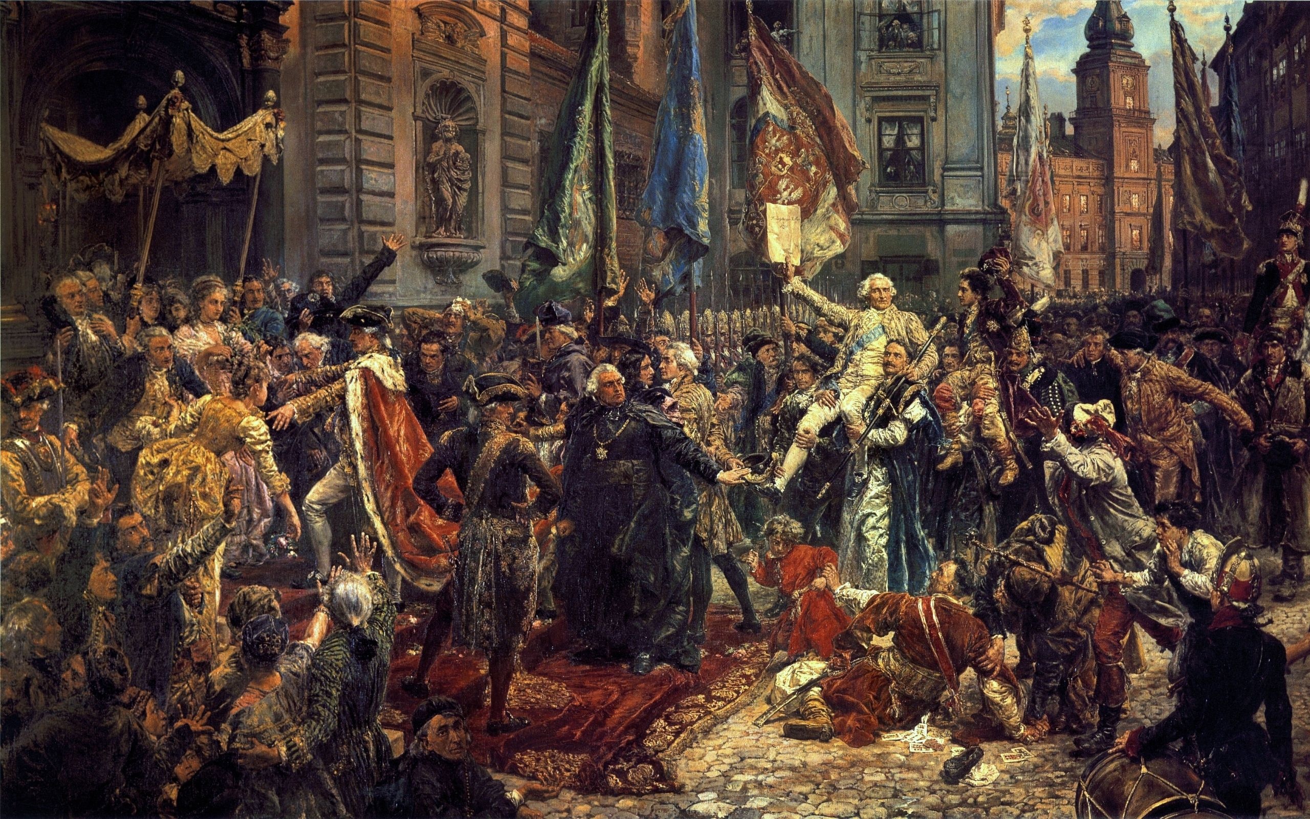 Constitution of 3 May 1791, King Stanisław August Poniatowski, Stanisław Małachowski, Jan Matejko, HD Desktop wallpaper