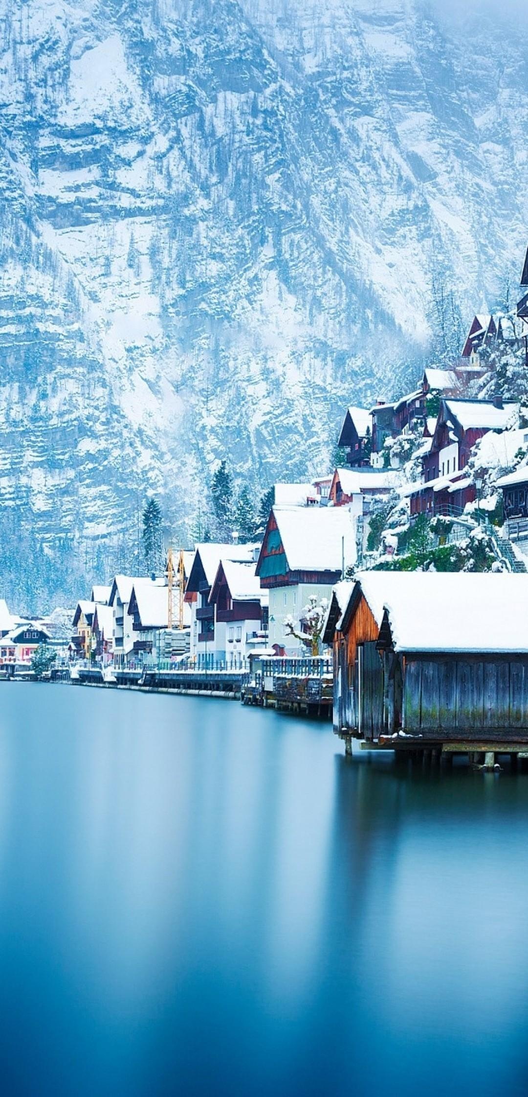 Austria, Hallstatt, Wallpapers, 1080x2240 HD Phone