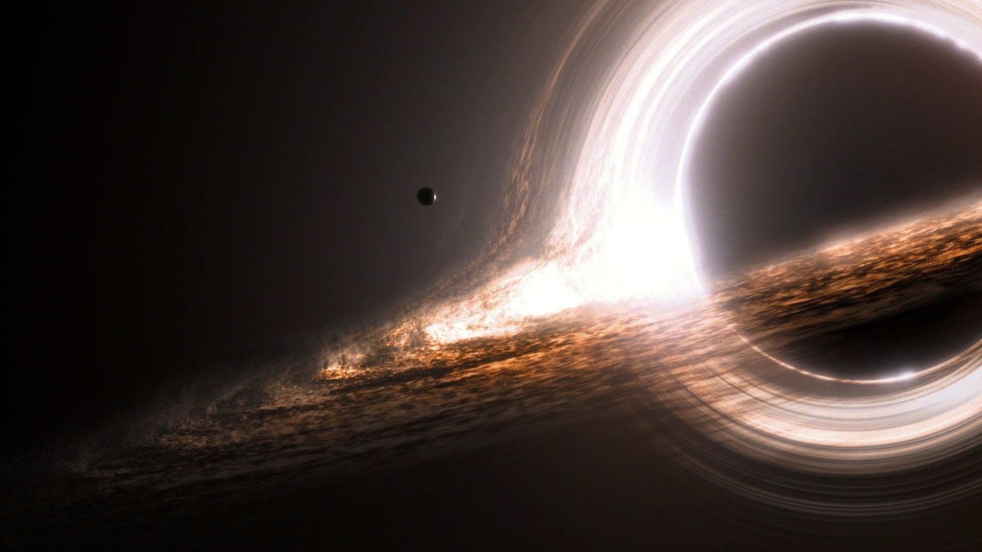 Interstellar, Black hole, iPhone wallpaper, iPad wallpaper, 1920x1080 Full HD Desktop