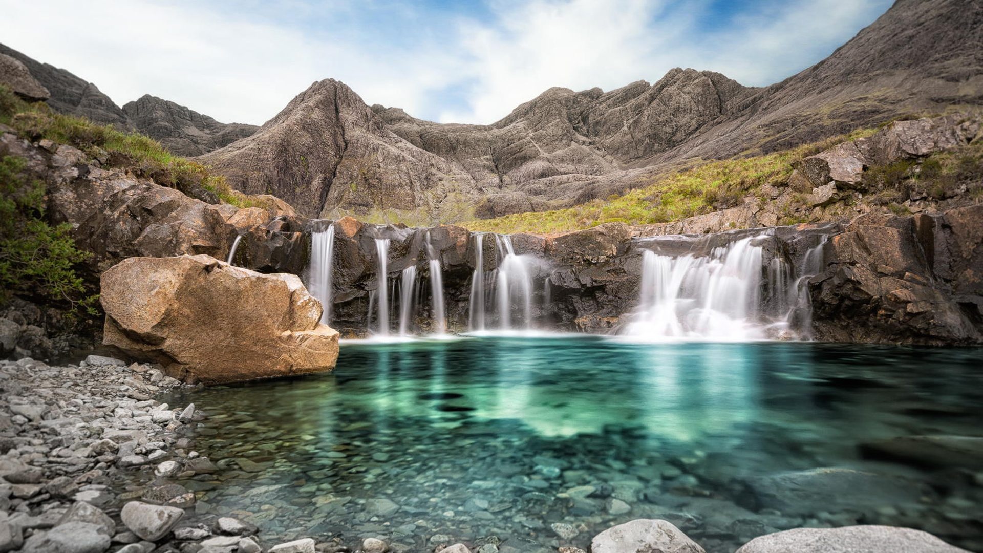 Isle of Skye, Fairy Pools, HD wallpapers, Enchanting magic, 1920x1080 Full HD Desktop