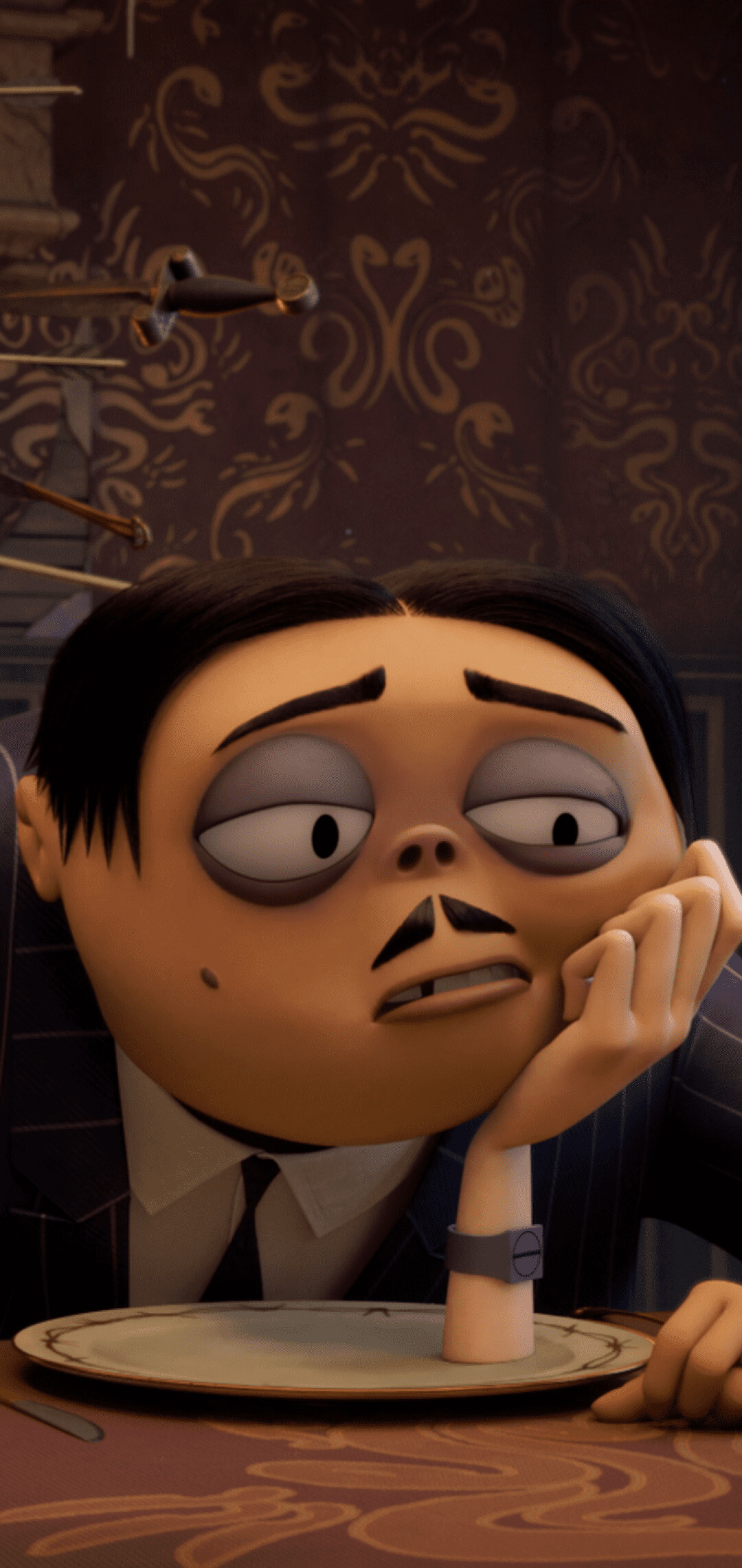 Gomez Addams, The Addams Family 2 Wallpaper, 1080x2280 HD Phone