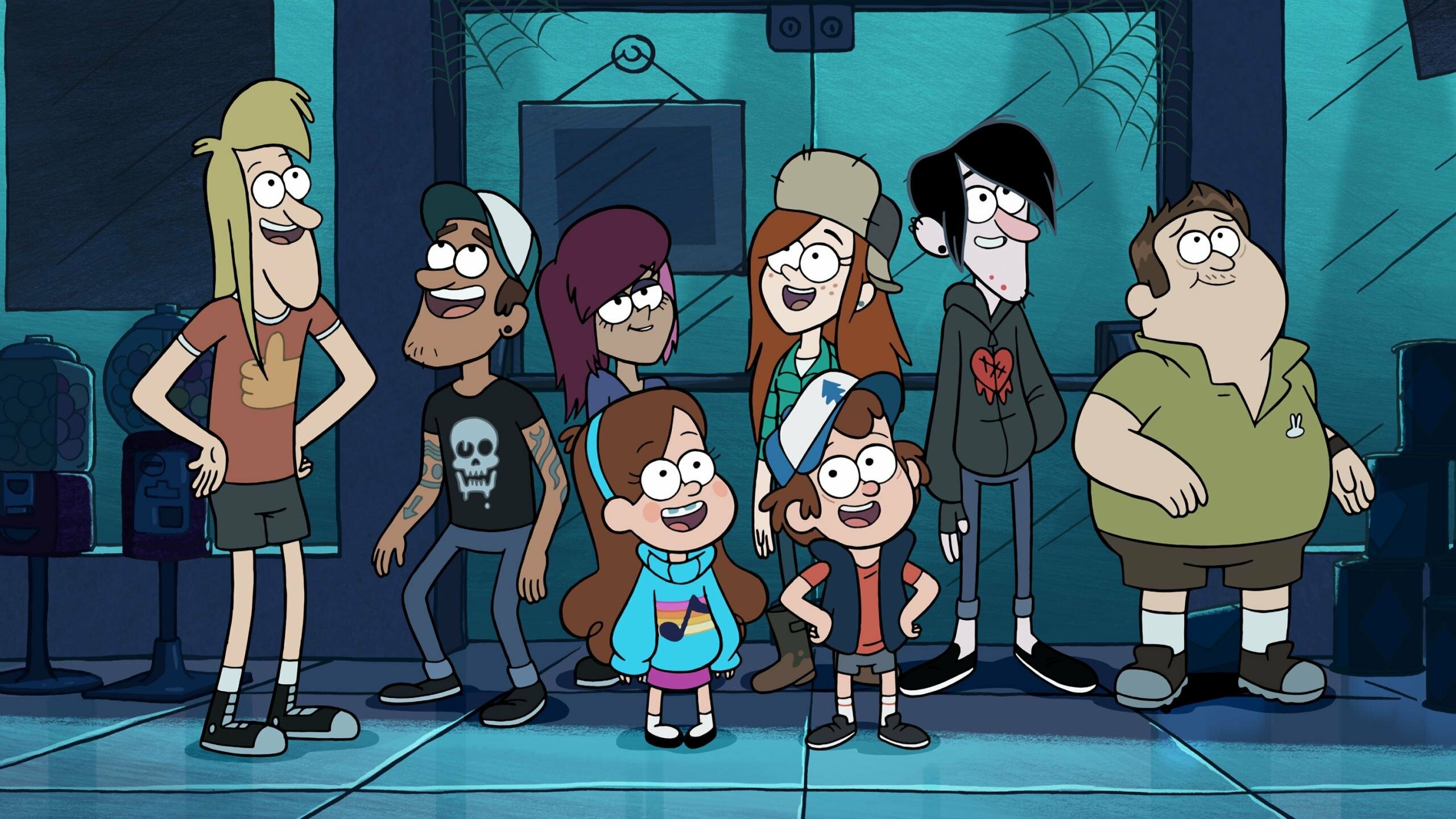 Gravity Falls animation, Desktop wallpapers, Backgrounds, 2560x1440 HD Desktop