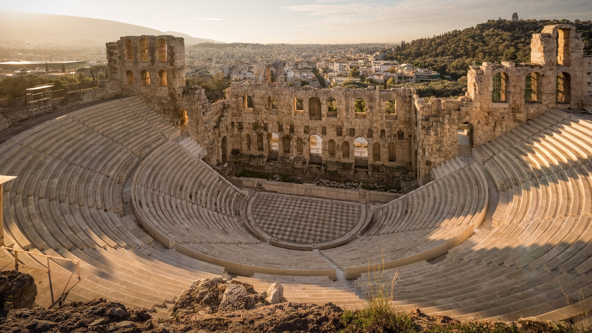 Odeon of Herodes Atticus, Athens Wallpaper, 1920x1080 Full HD Desktop