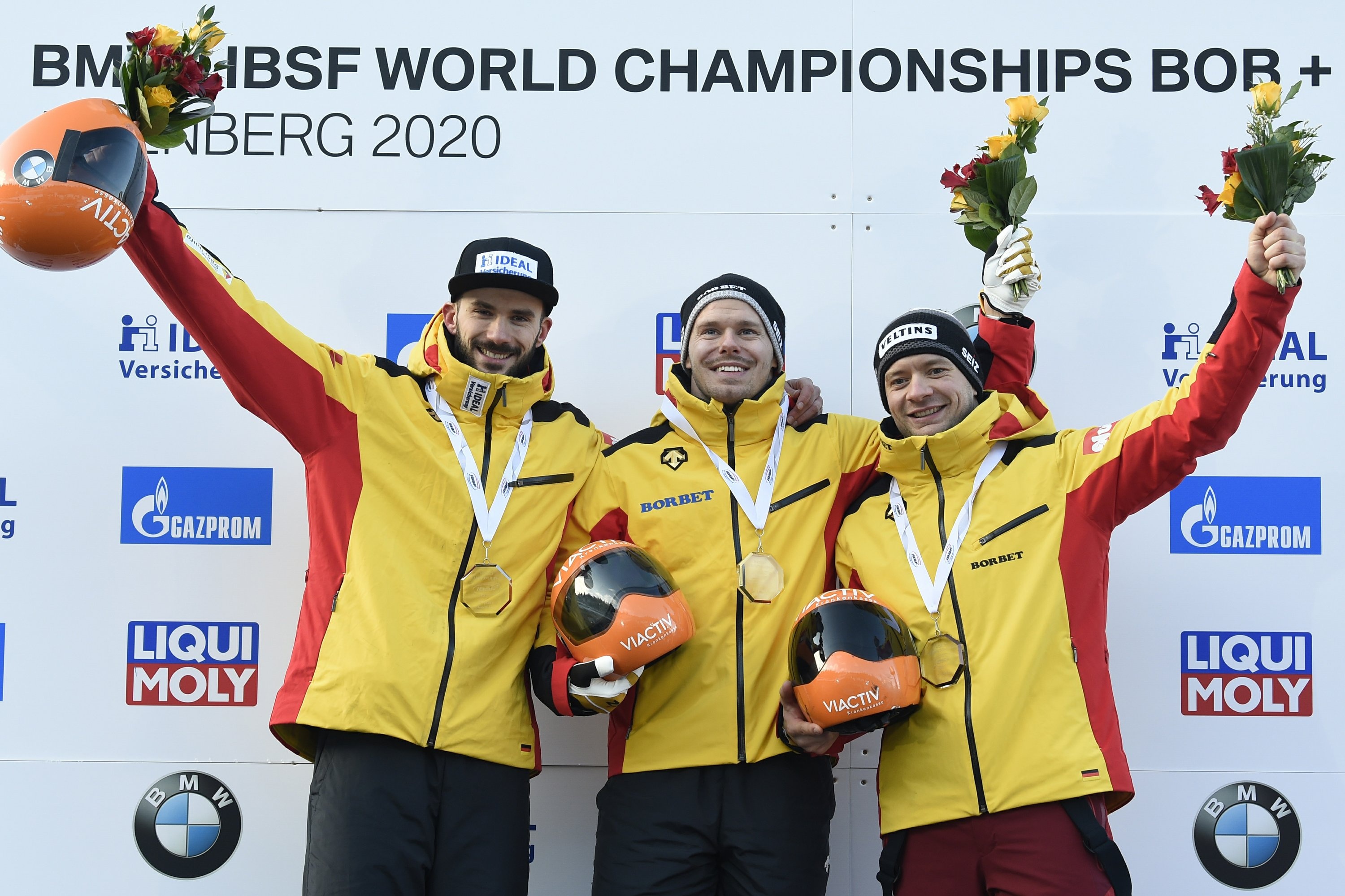 Christopher Grotheer, Germany sweeps medals, Home at mens, Skeleton worlds, 3000x2000 HD Desktop