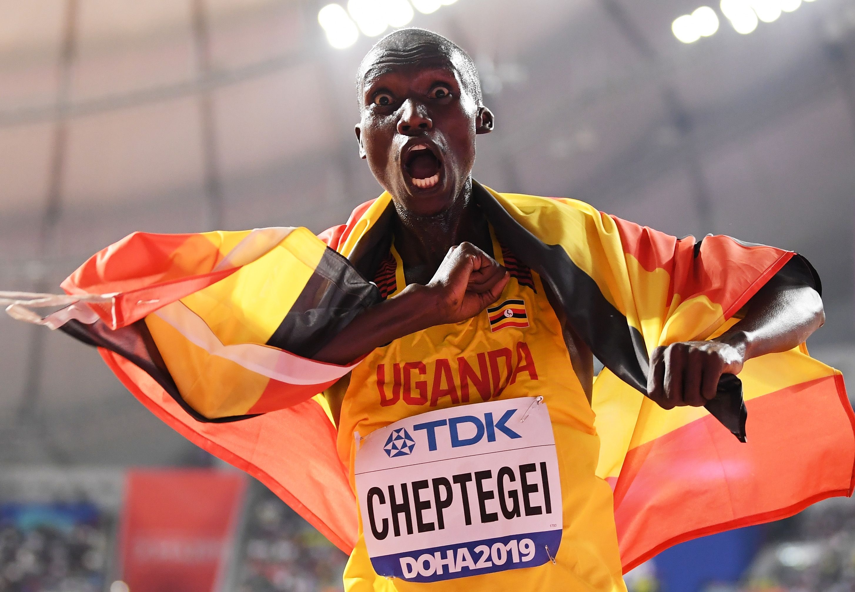 Joshua Cheptegei, Banner year, 10k world record, 2910x2020 HD Desktop