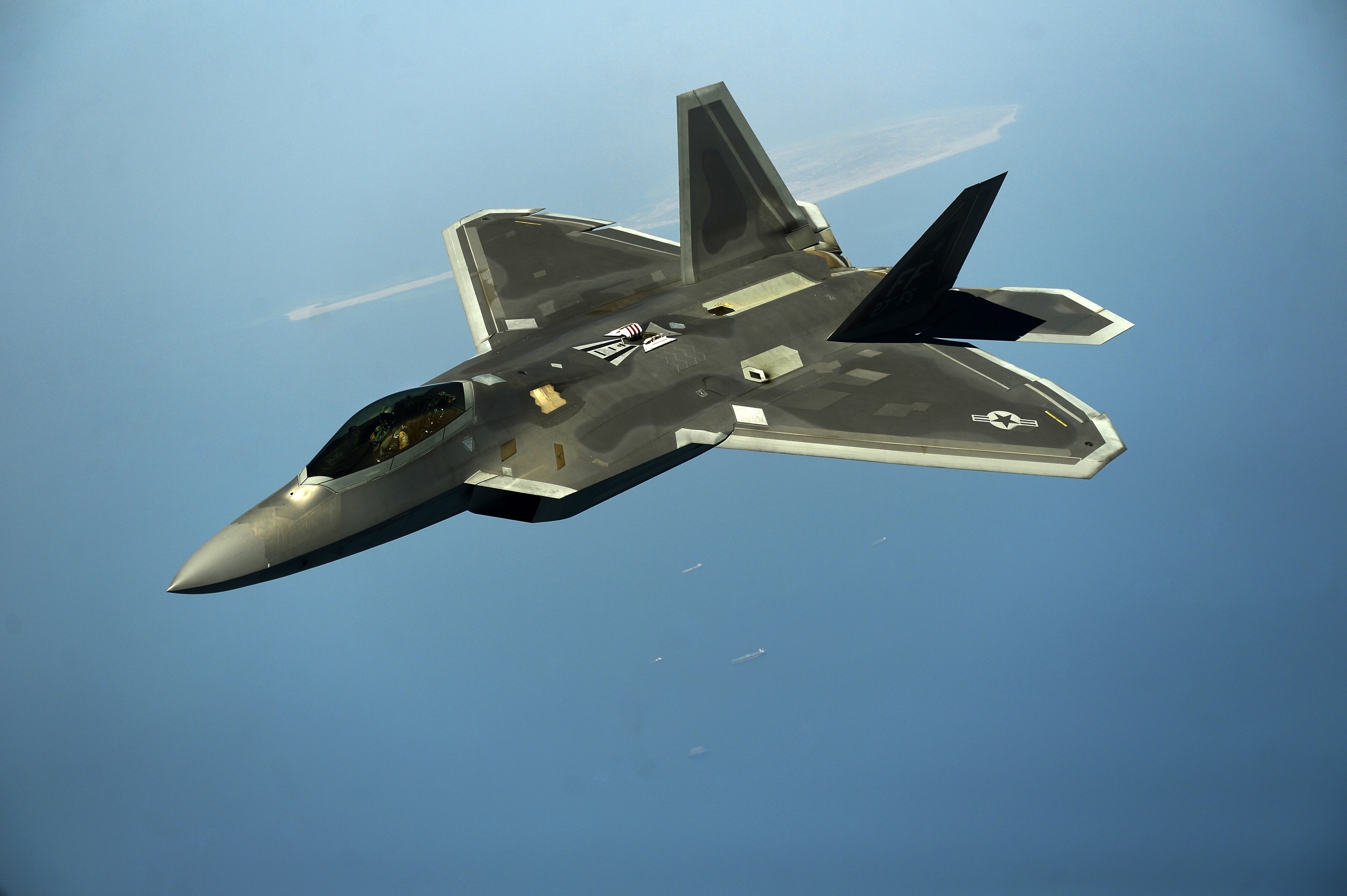 F-22 Raptor, Lockheed Martin, Black HD wallpaper, Stealthy excellence, 2800x1870 HD Desktop