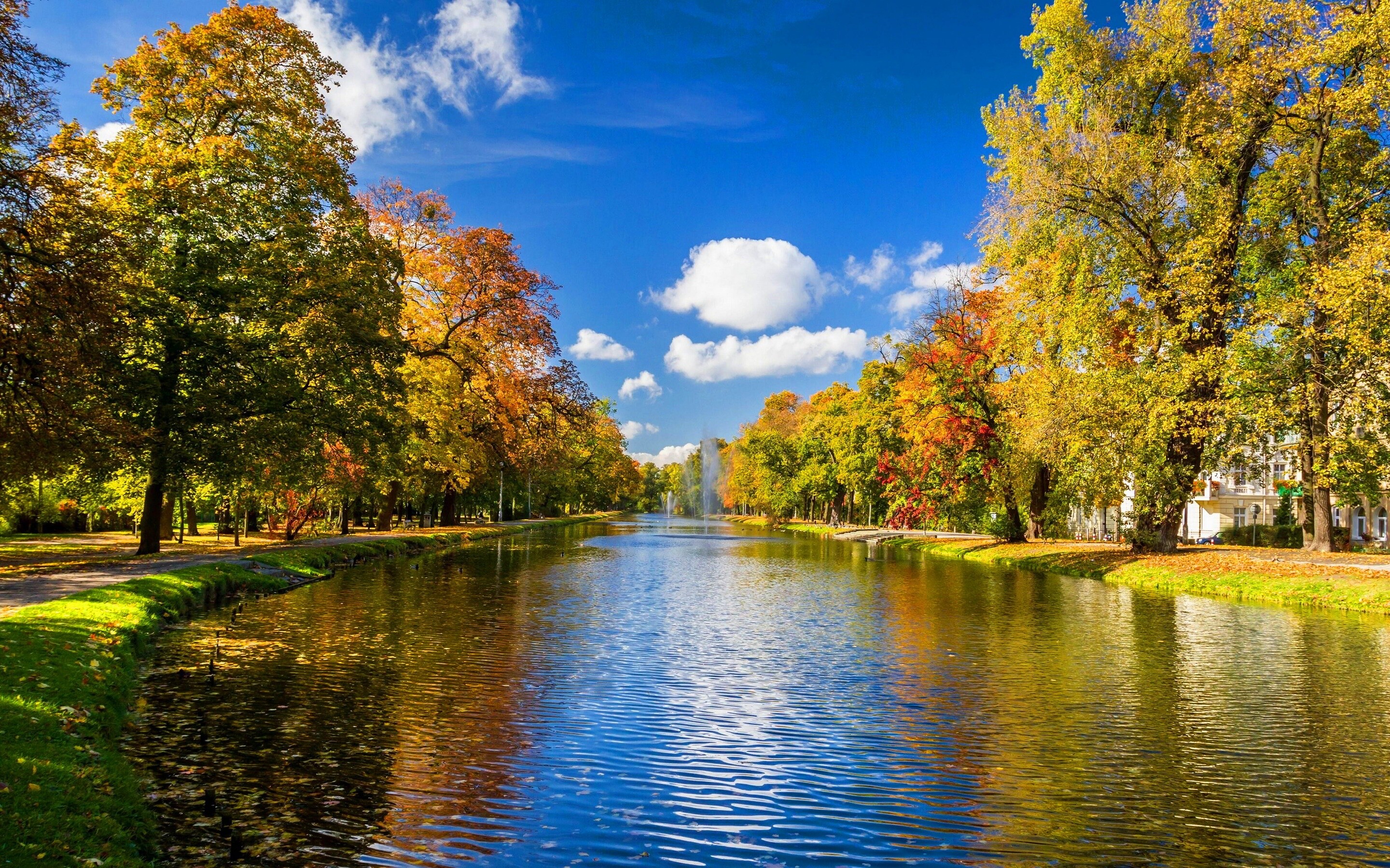 River, Serene waterways, Flowing currents, Nature's tranquility, 2880x1800 HD Desktop