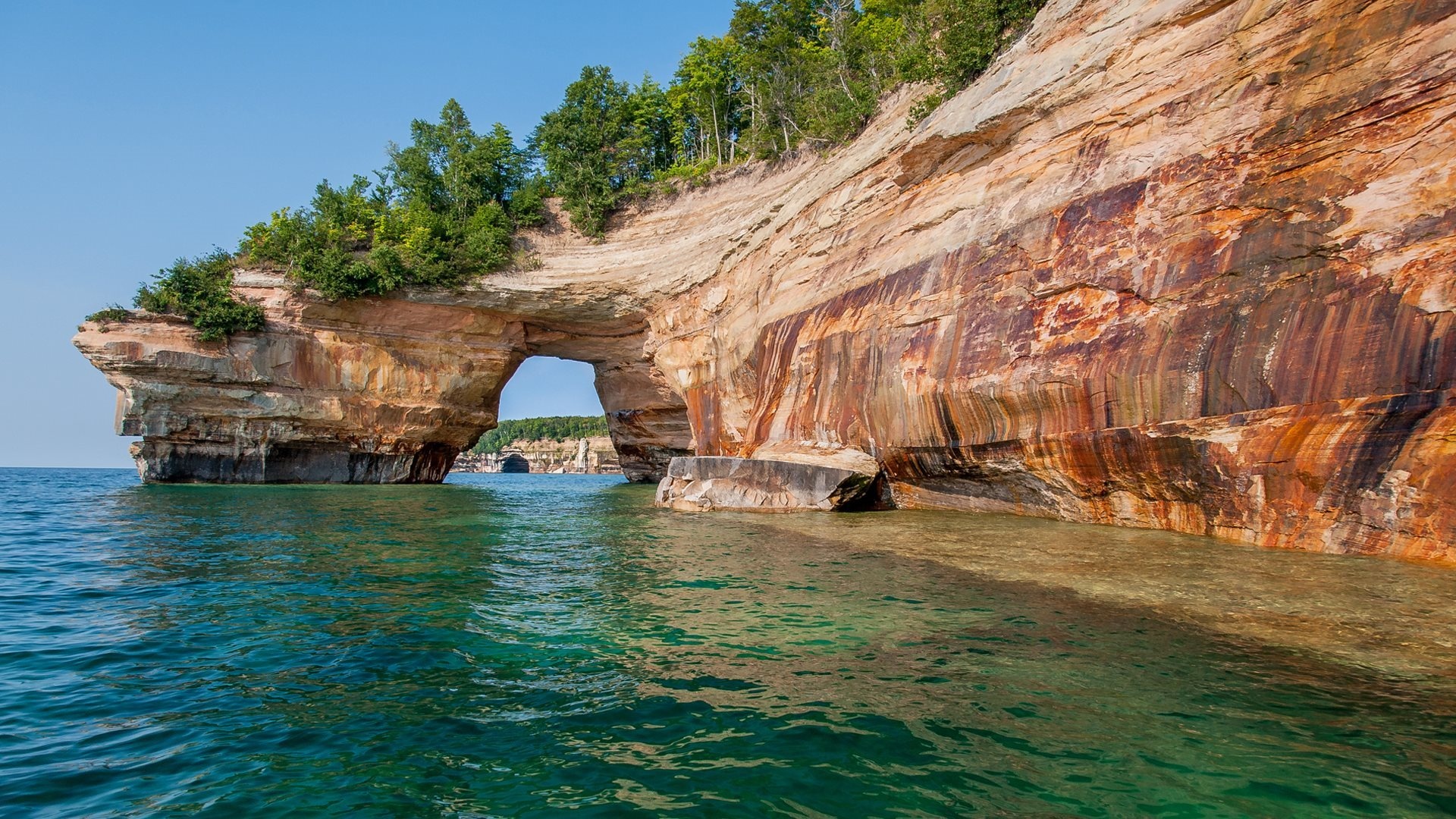 Michigan, Lake Huron, USA, 1920x1080 Full HD Desktop