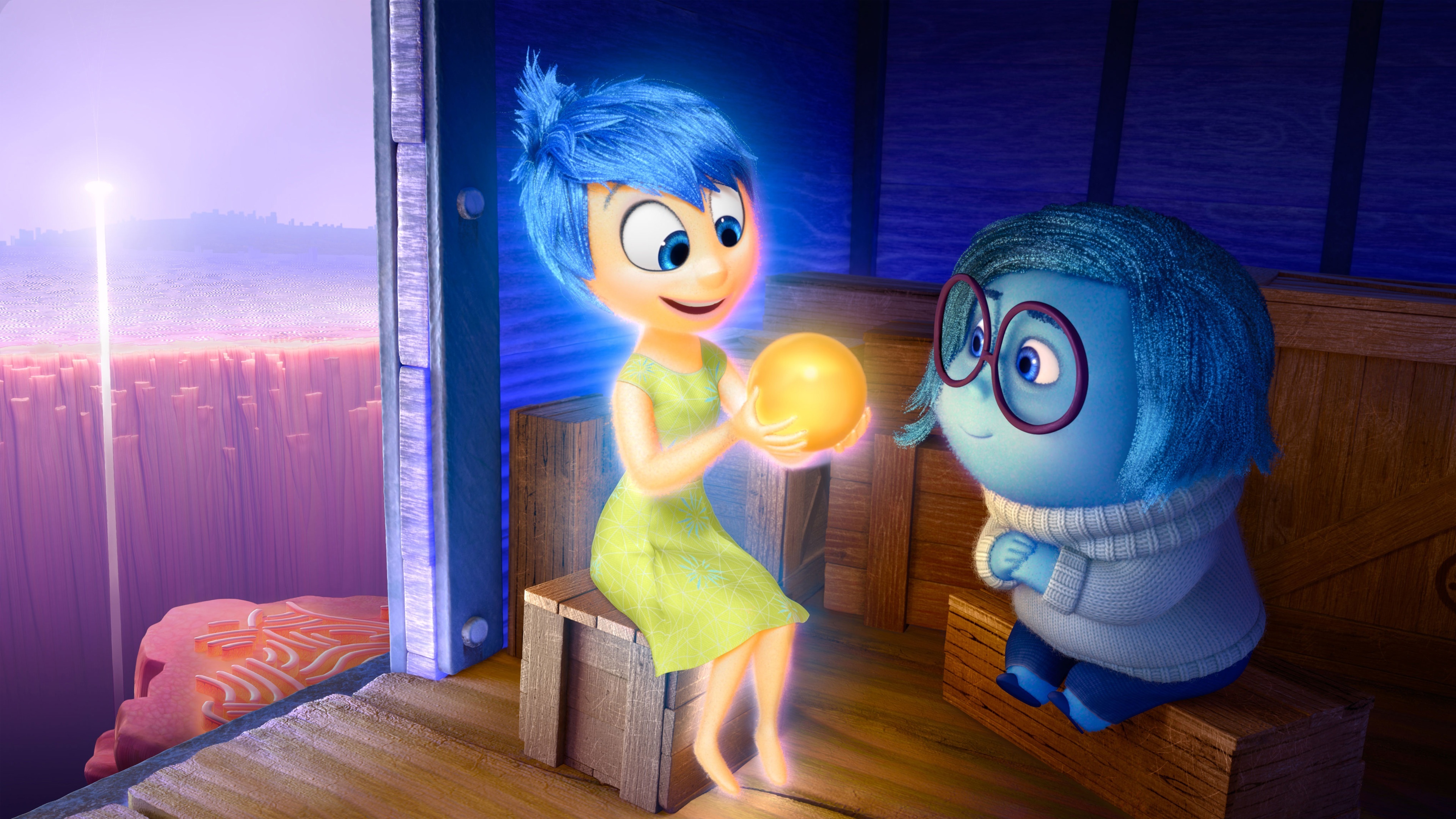 Sadness, Joy (Inside Out) Wallpaper, 3840x2160 4K Desktop