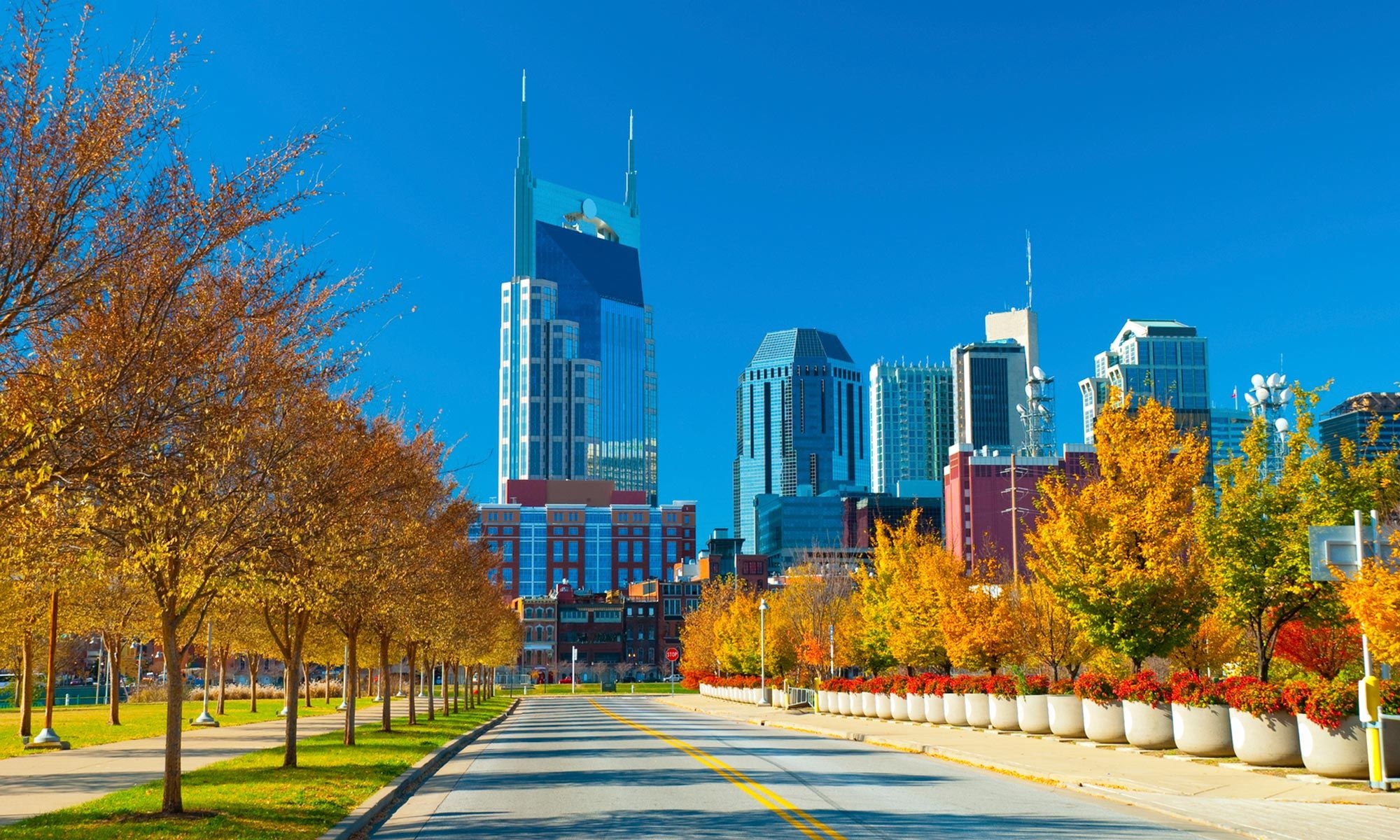 Nashville Skyline, Tours and sightseeing, Scenic views, 2000x1200 HD Desktop