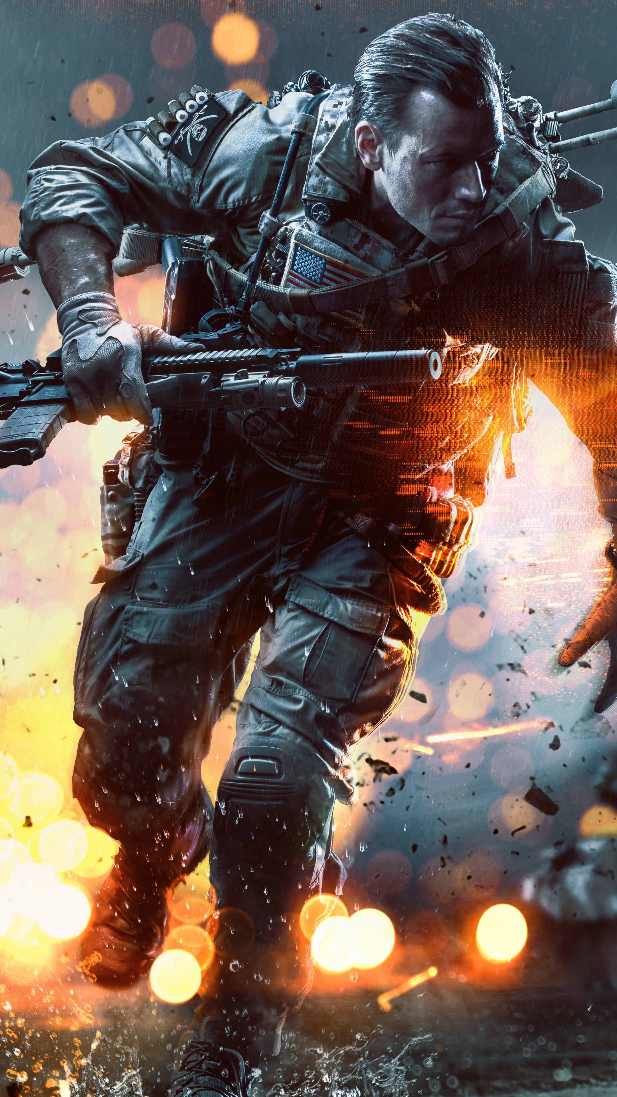 Shooter Game, Gaming, shooting gun, battlefield hardline, 2160x3840 4K Phone