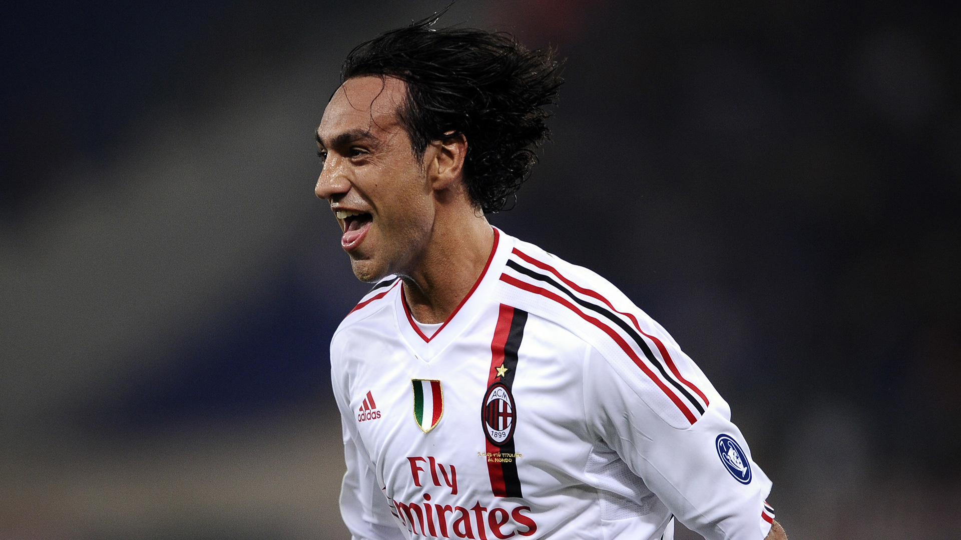 Alessandro Nesta sports, AC Milan team, Serie A champions, 2010-2011 season, 1920x1080 Full HD Desktop