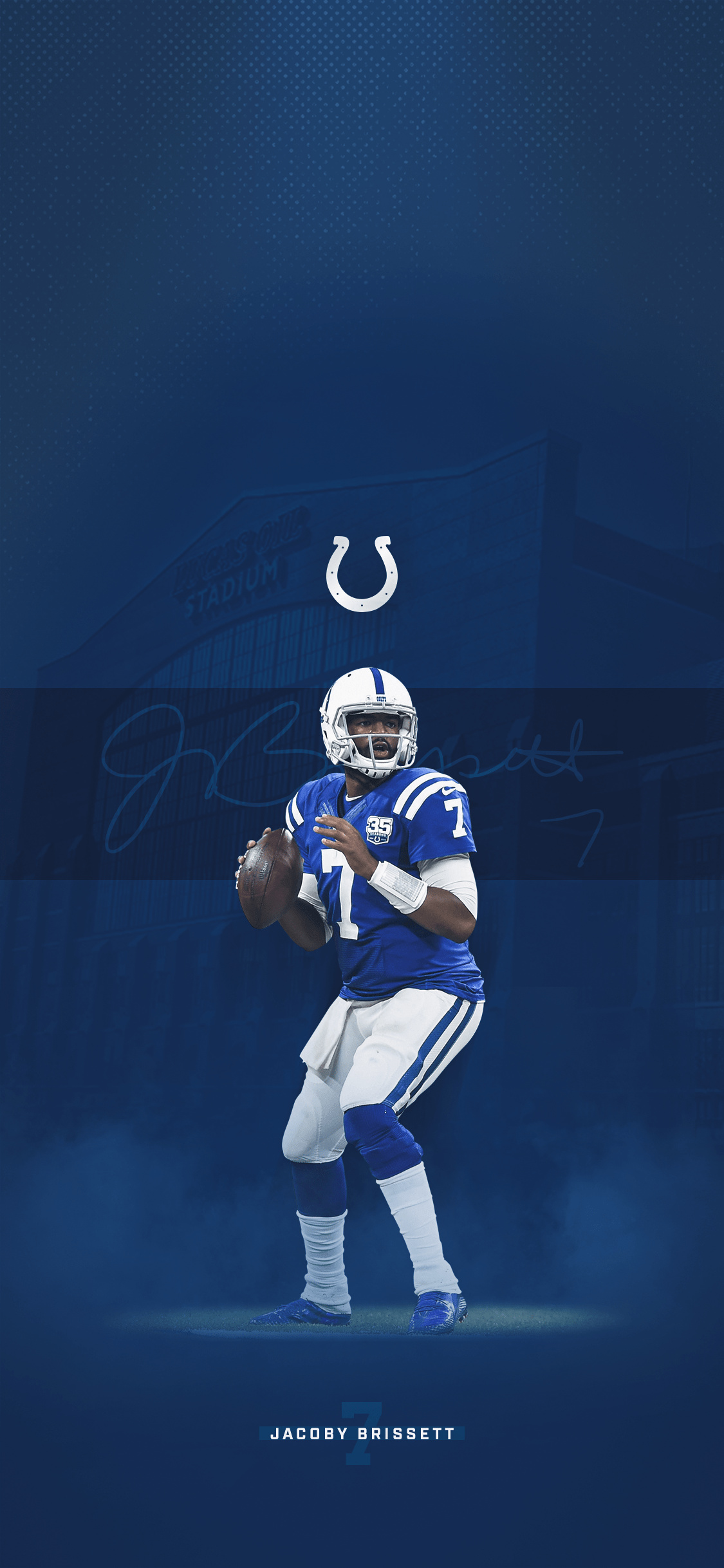Jacoby Brissett, Indianapolis Colts Wallpaper, 1130x2440 HD Phone