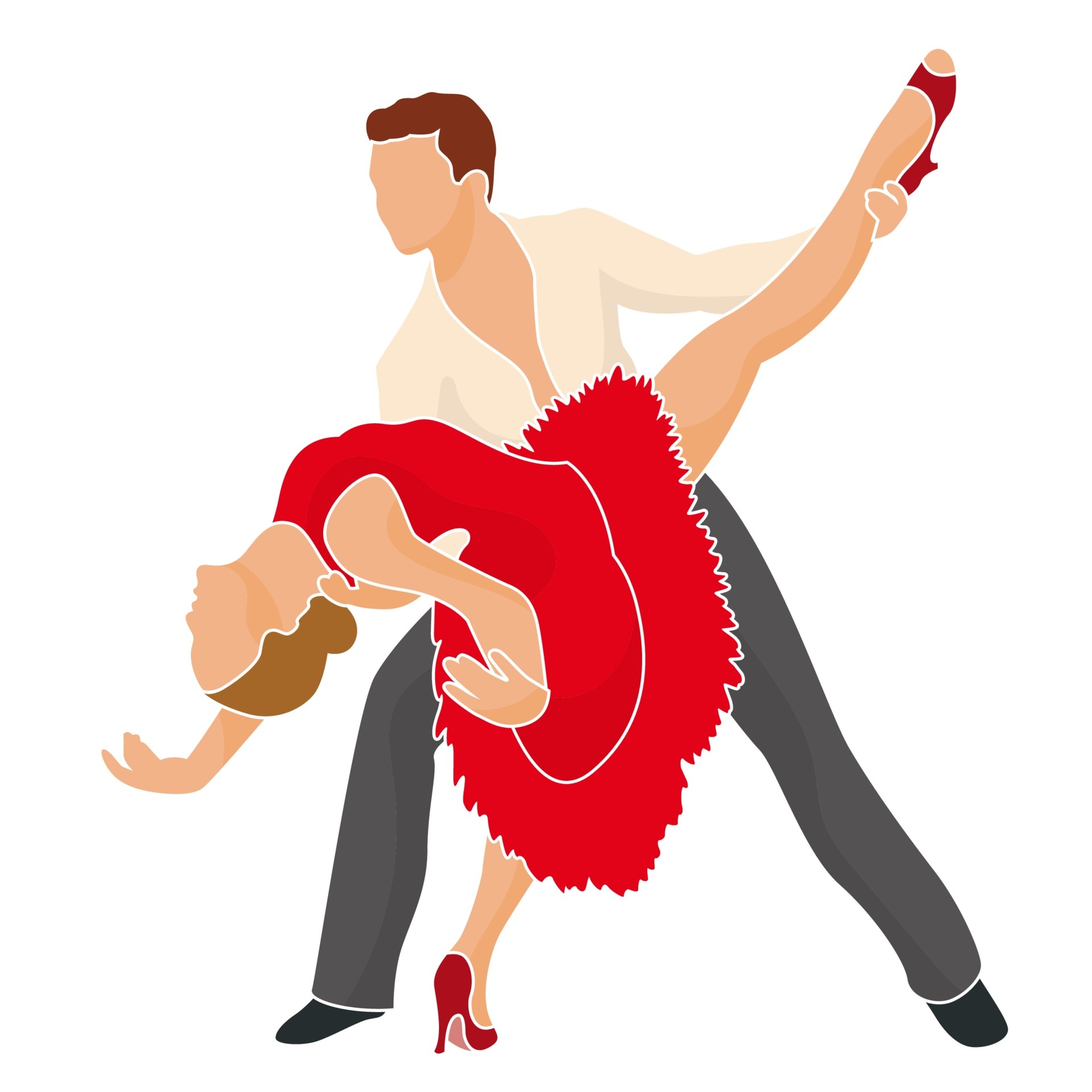 Artwork, Salsa Dance Wallpaper, 1920x1920 HD Phone