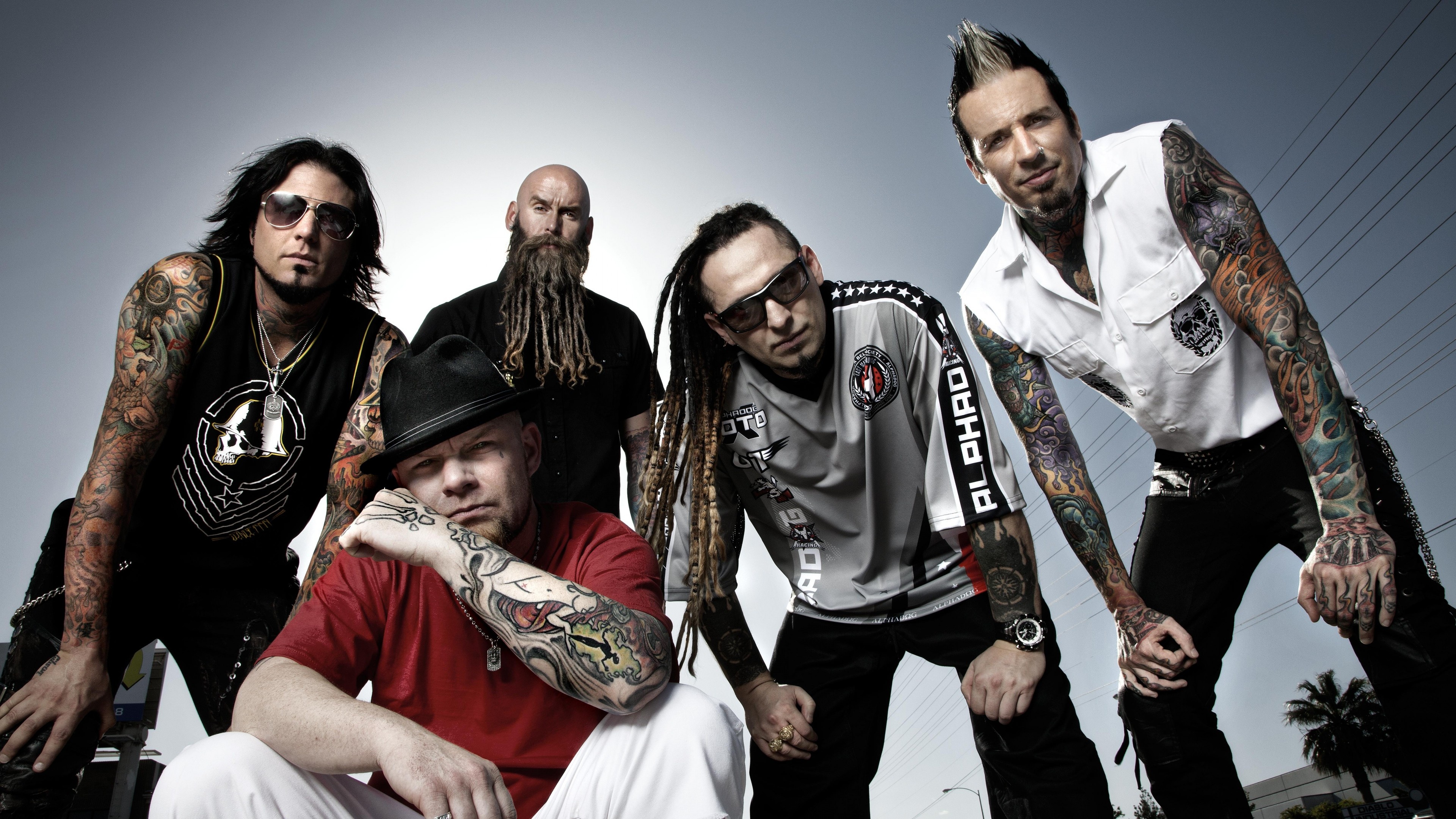 Five Finger Death Punch, Ivan Moody's passion, Zoltan Bathory's guitar skills, High-energy live show, 3840x2160 4K Desktop