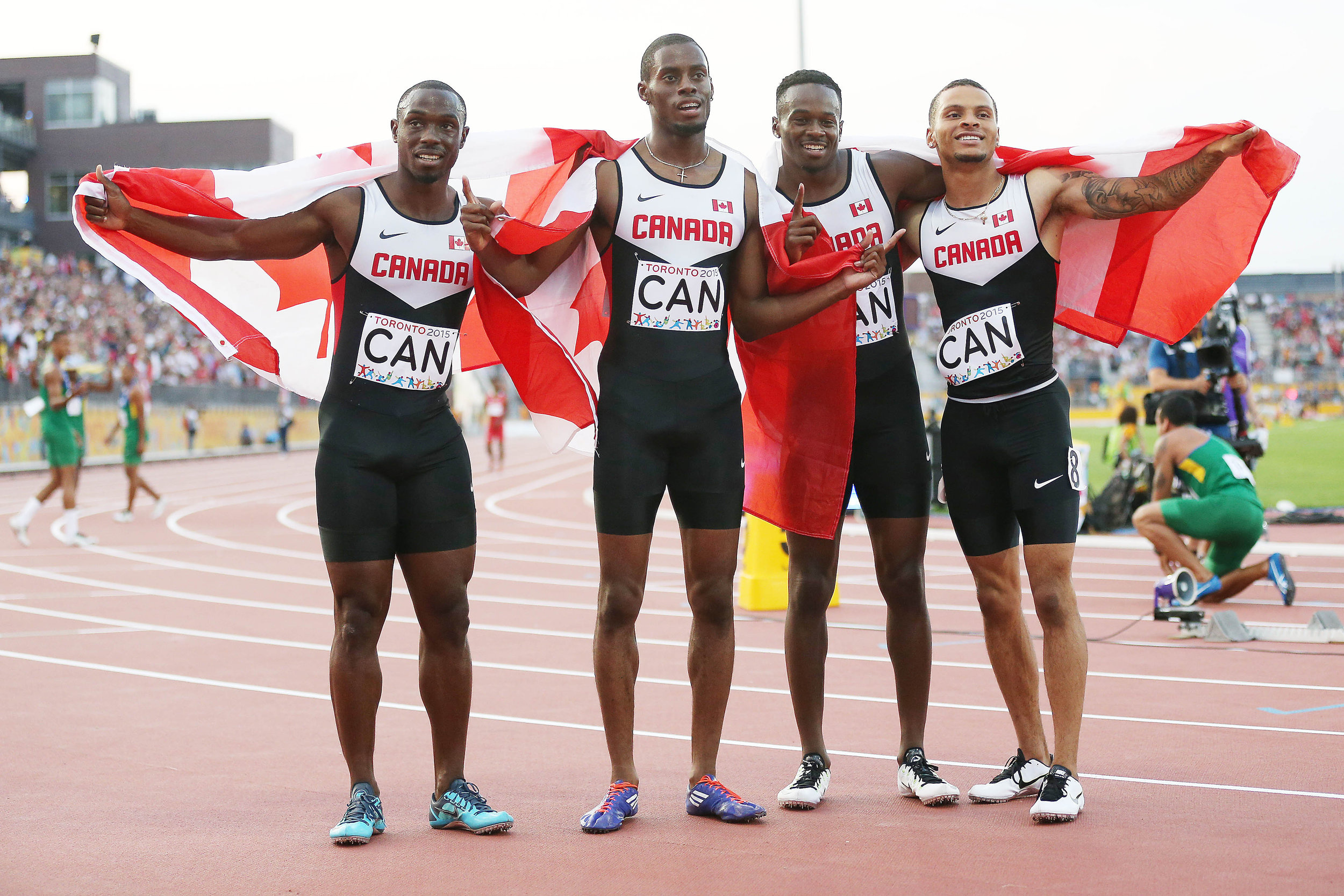 Andre De Grasse, Liz Gleadle, Harry Jerome International Track Classic, 2500x1670 HD Desktop