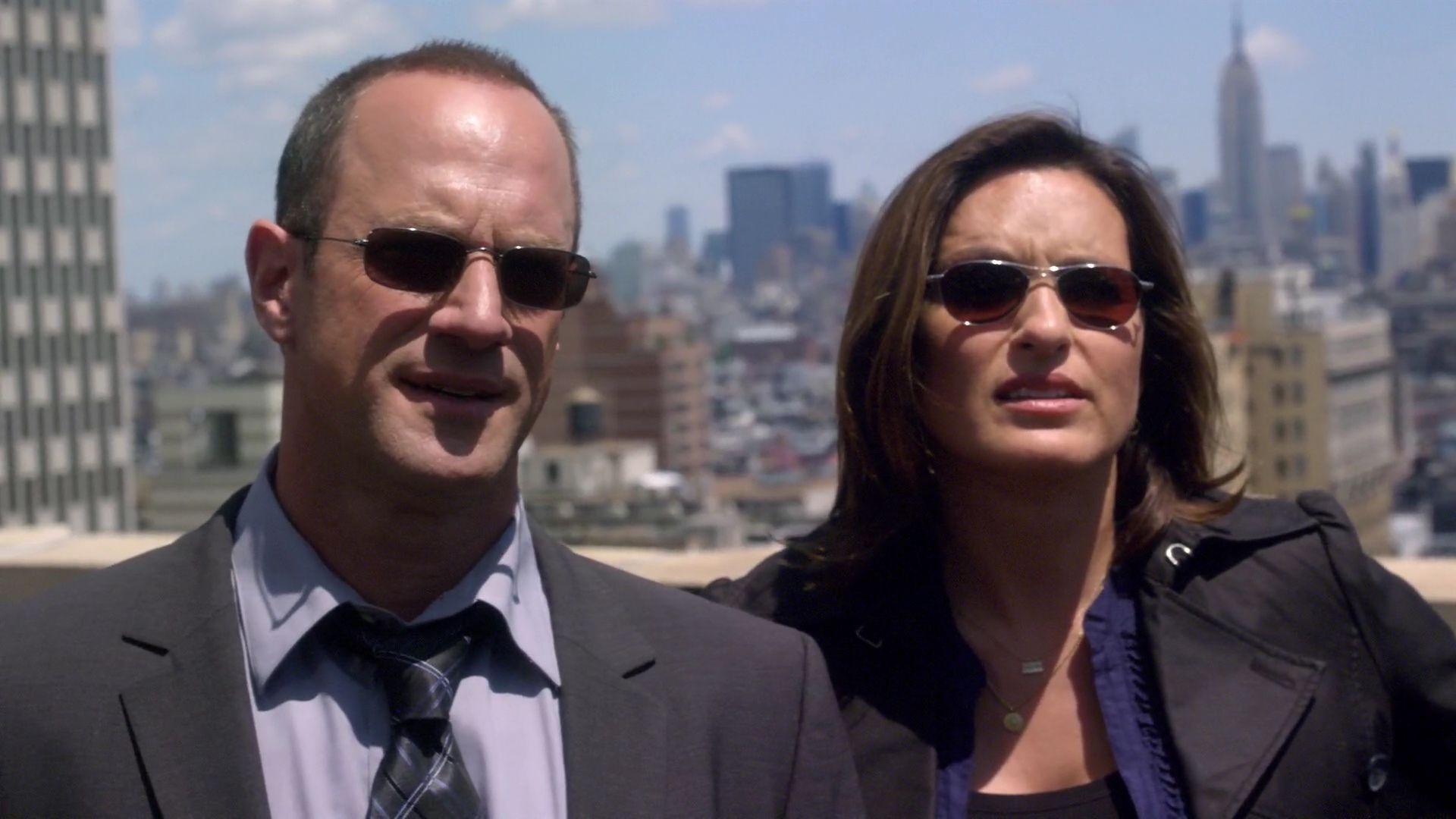 Elliot Stabler & Olivia Benson, Benson and Stabler, Law & Order: SVU, Dynamic duo, 1920x1080 Full HD Desktop